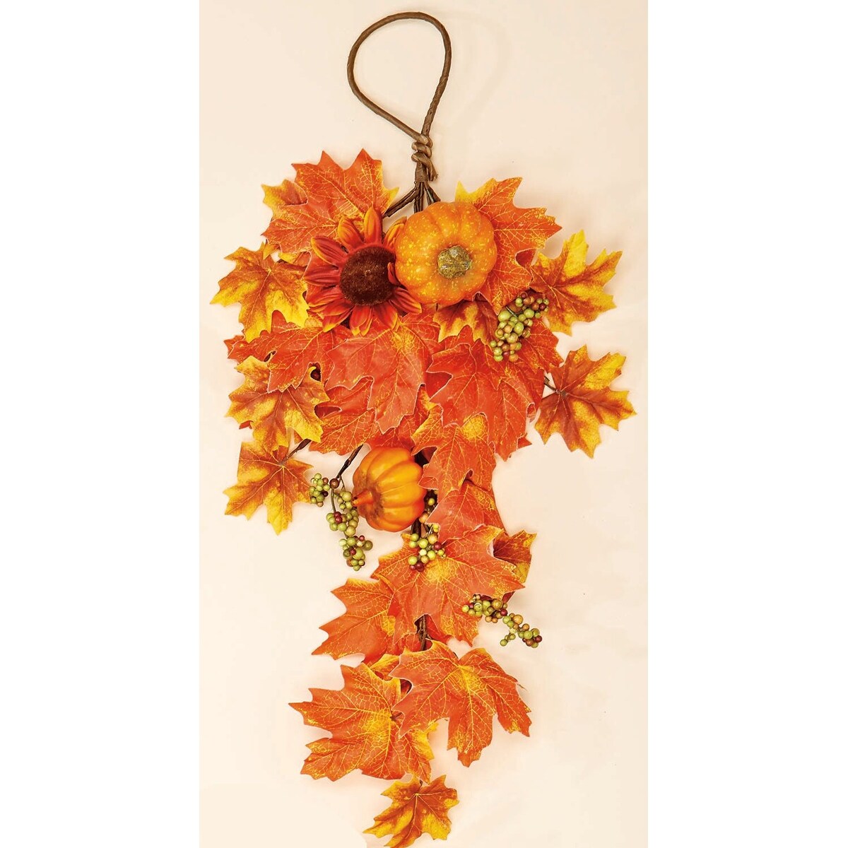 22 Weatherproof Sunflower, Leaf & Pumpkin Teardrop