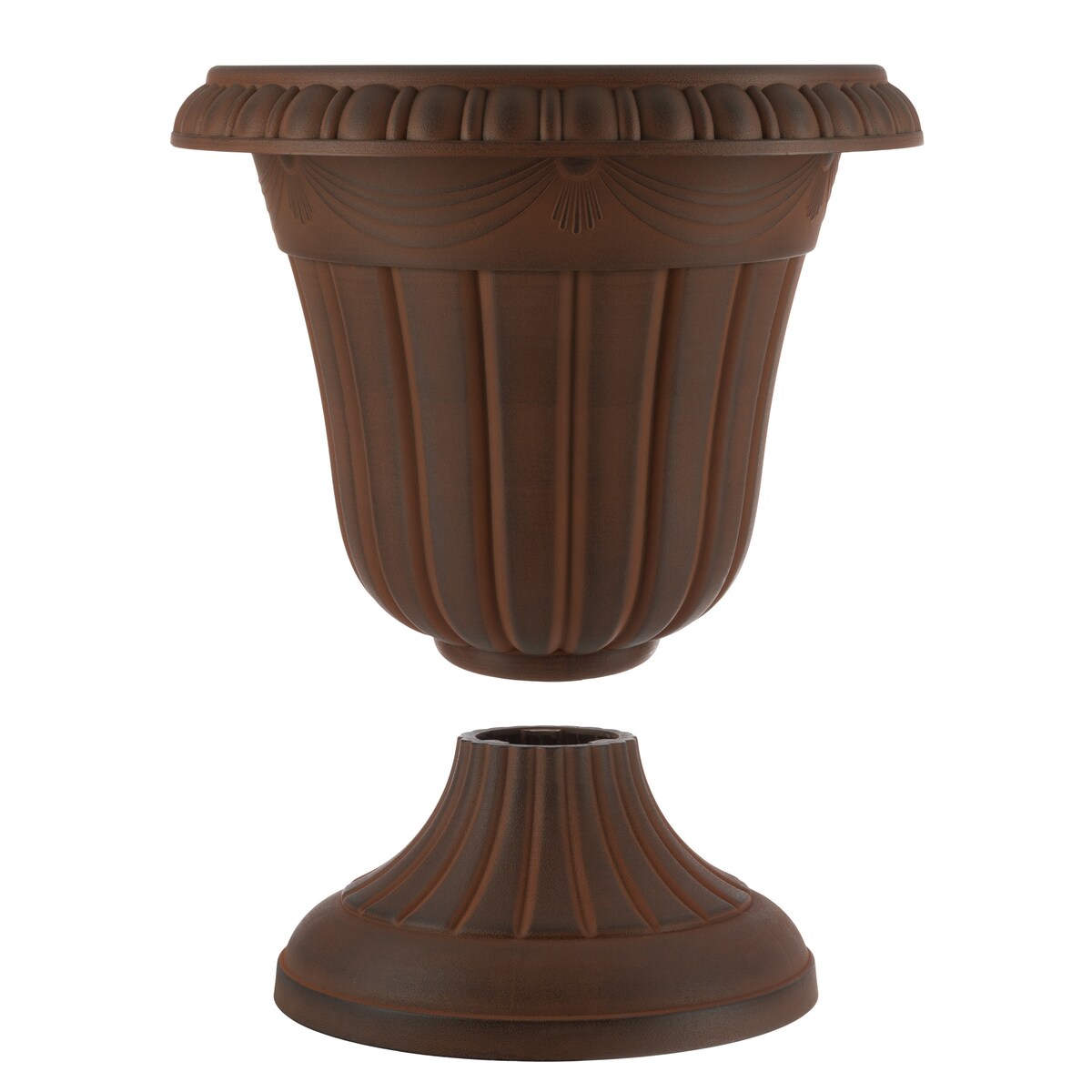 Pure Garden Large and Small Outdoor Urn Planter 2-Pack - Pack of 2