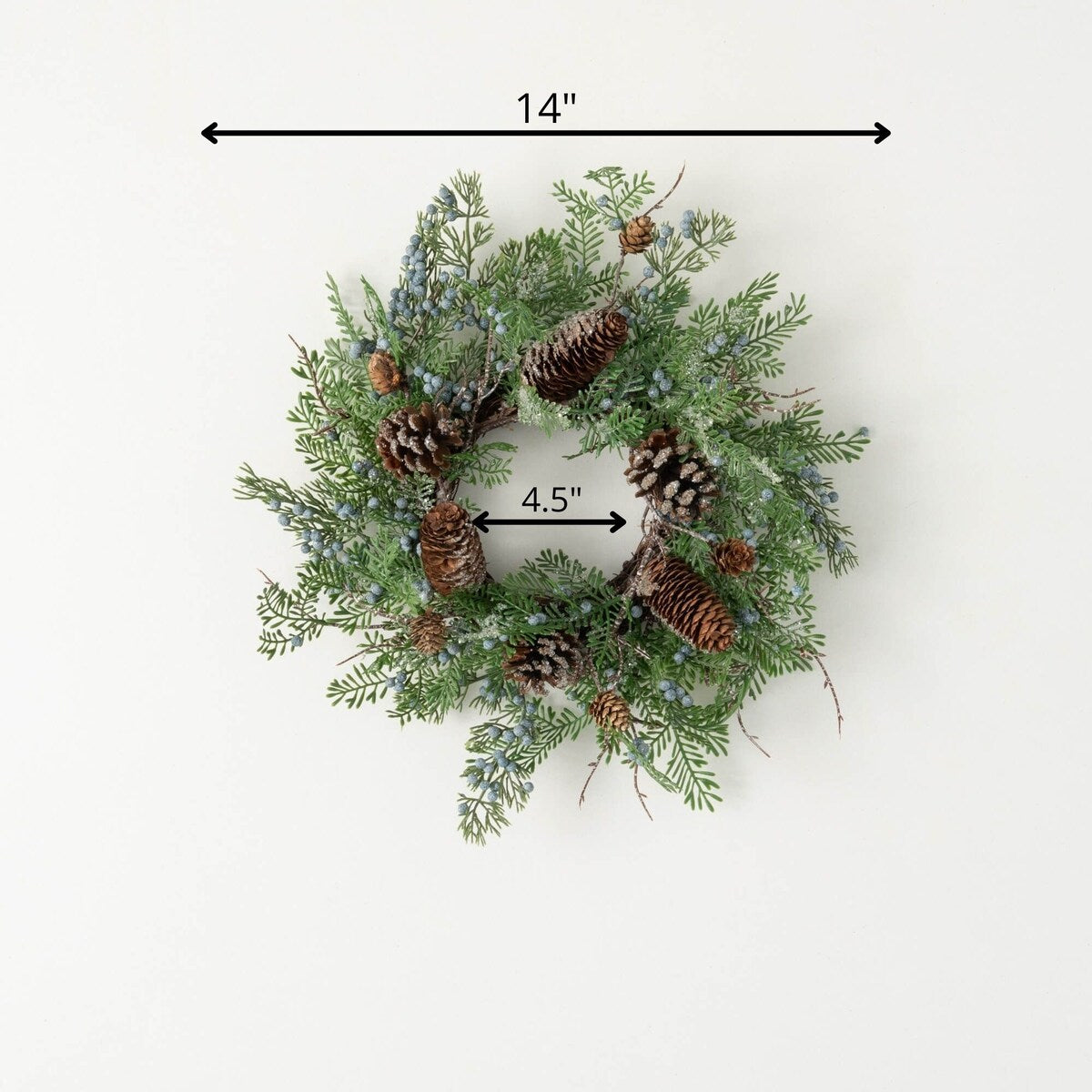 Sullivans Artificial Christmas Berry Cedar Wreath