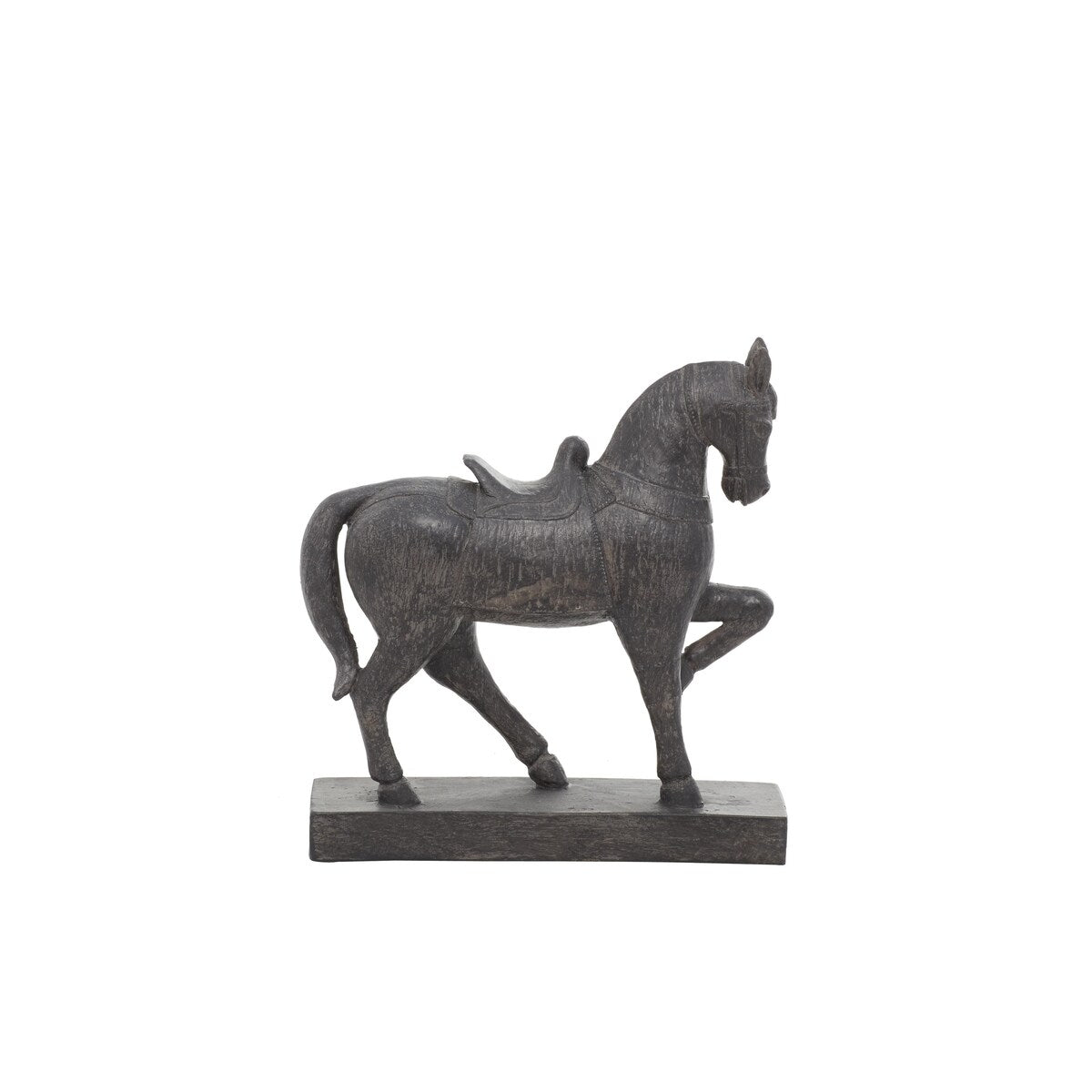 Polystone Horse Decorative Sculpture - Brown - Roche River Decor