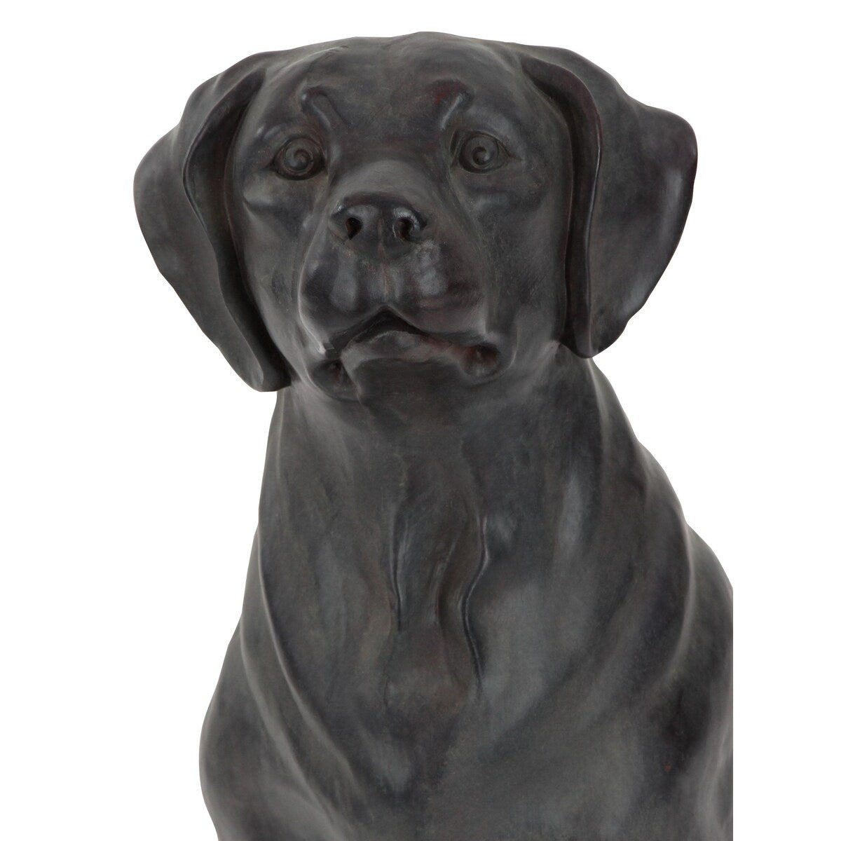 Polystone Dog Decorative Sculpture - Brown - Roche River Decor