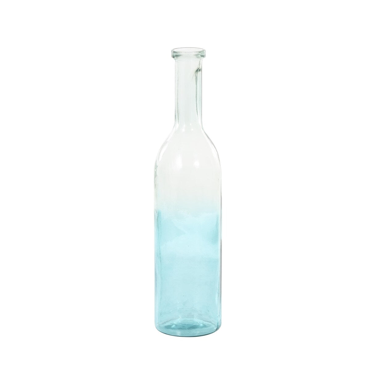 Recycled Glass Handmade Spanish Decorative Vase - Clear, Blue or Teal - Roche River Decor