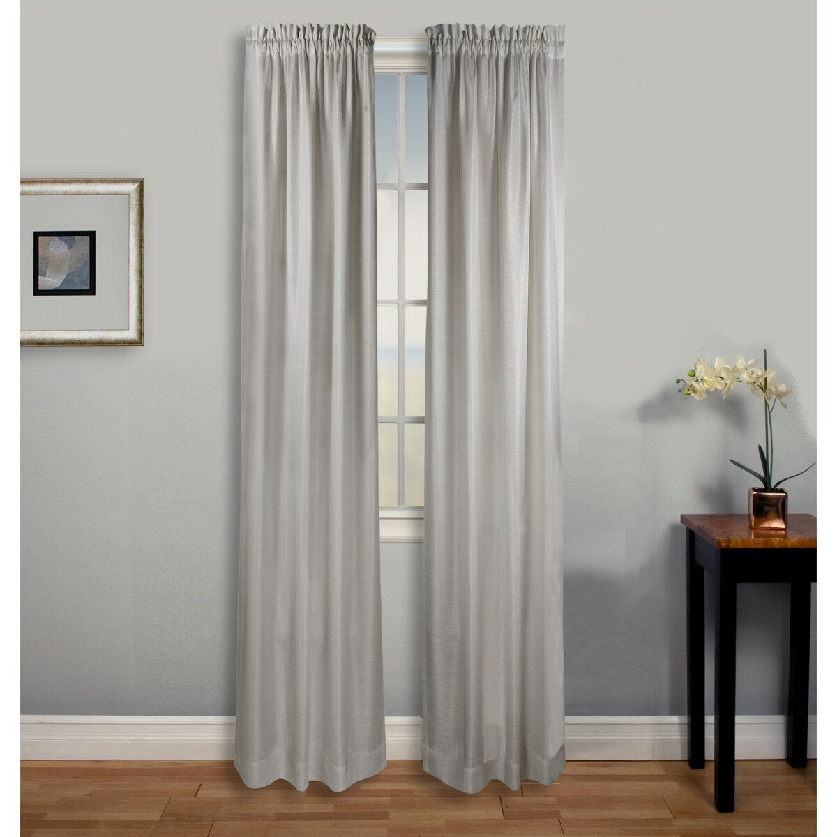 Clarendon Rod Pocket Light-filtering Single Curtain Panel