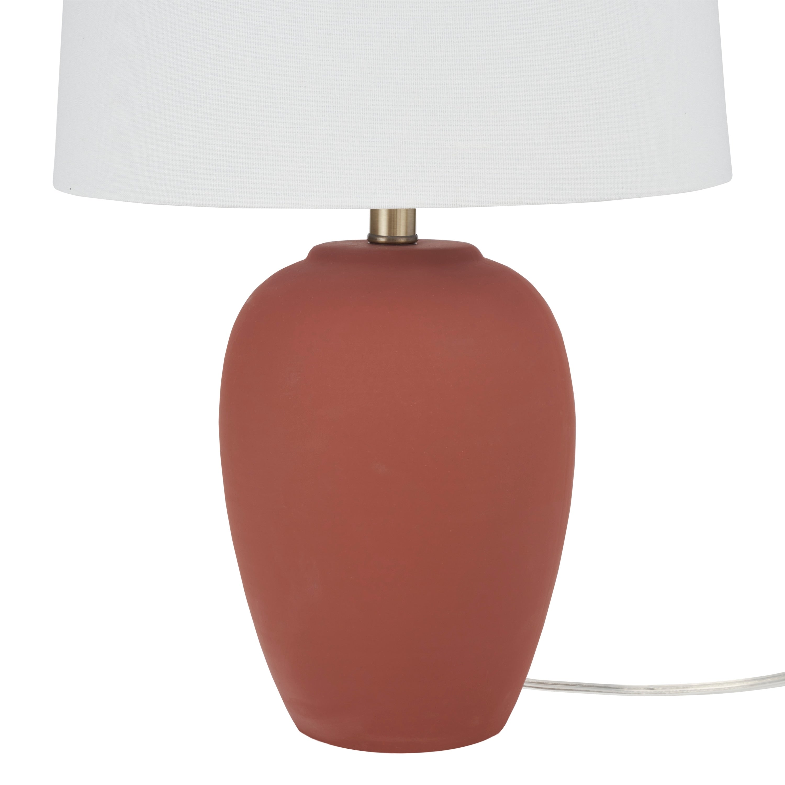 Nourison 23 Unglazed Ceramic Jar Table Lamp