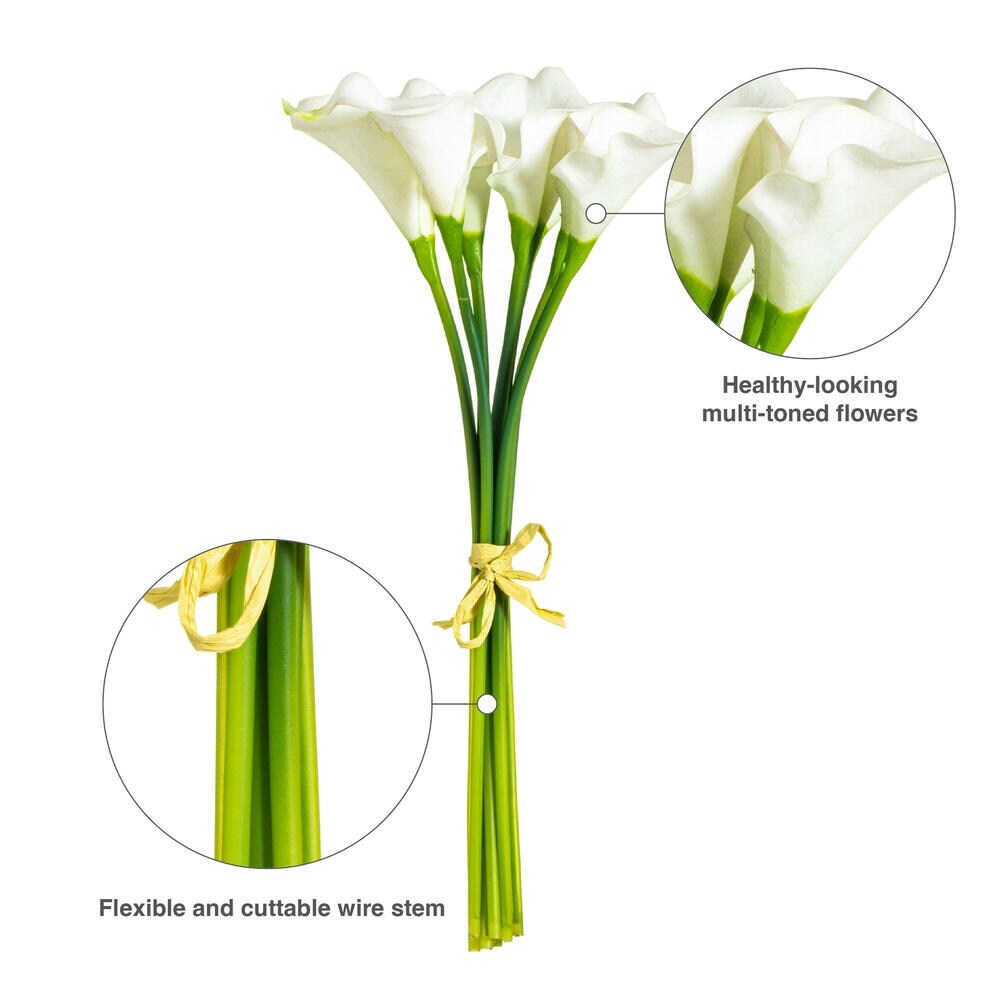 Vickerman 14 White Lily Floral Stem