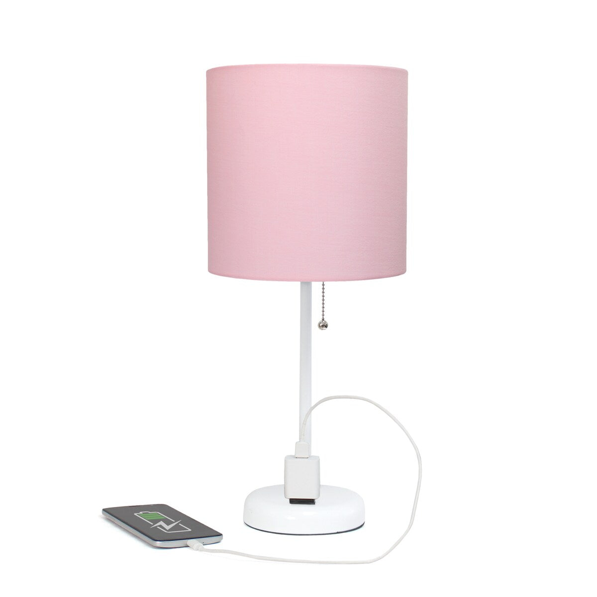 Simple Designs 9.5 Desk Lamp with Charging Outlet and LED Bulb Included - 19.50