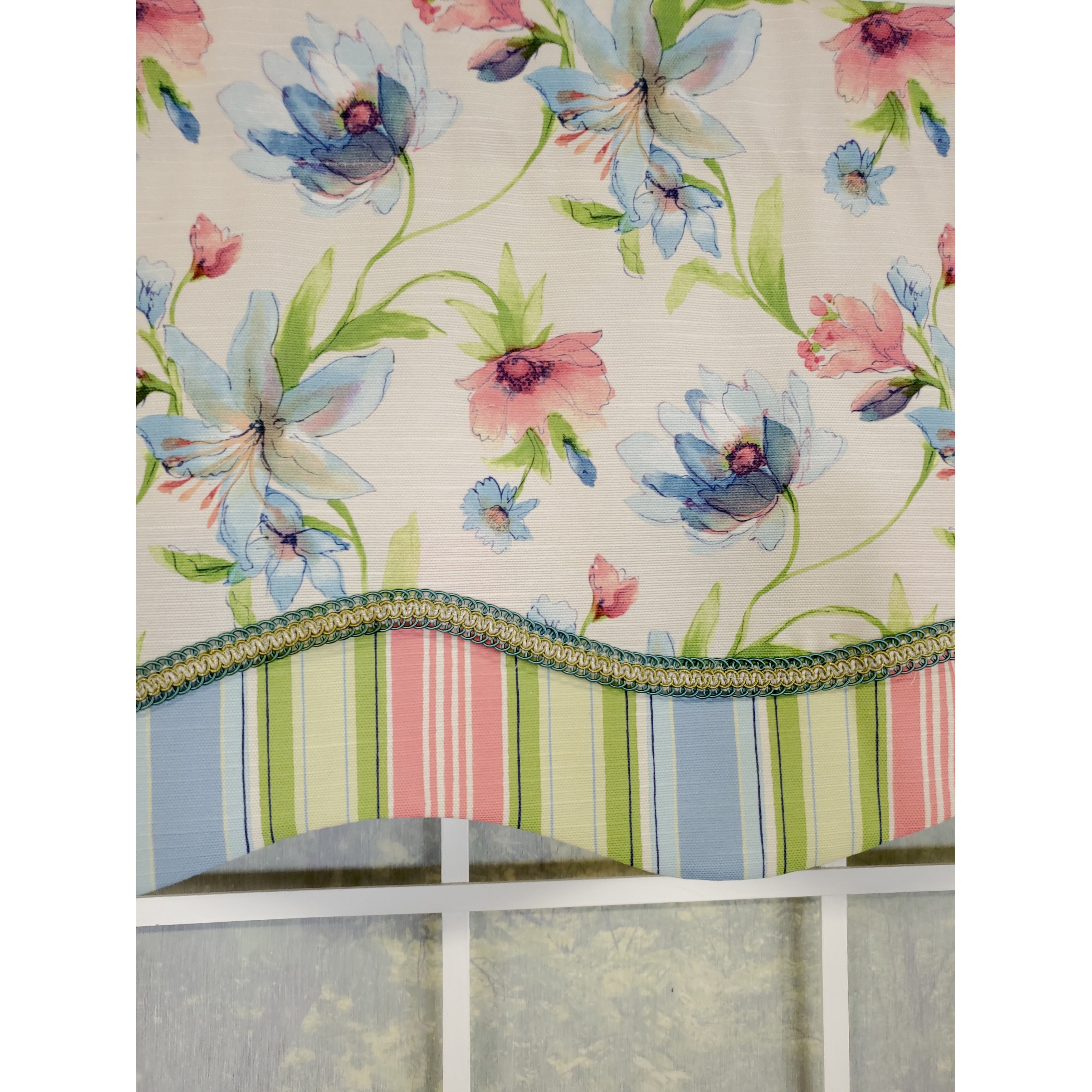 Flowers Bloom Glory Valance