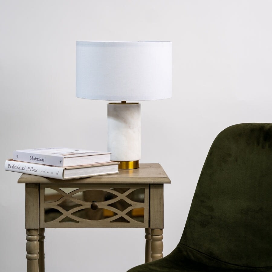 Ozarke Nova USB Table Lamp Mid Century Bedside Desk Lamp with USB Charging Port - Warm 3000K