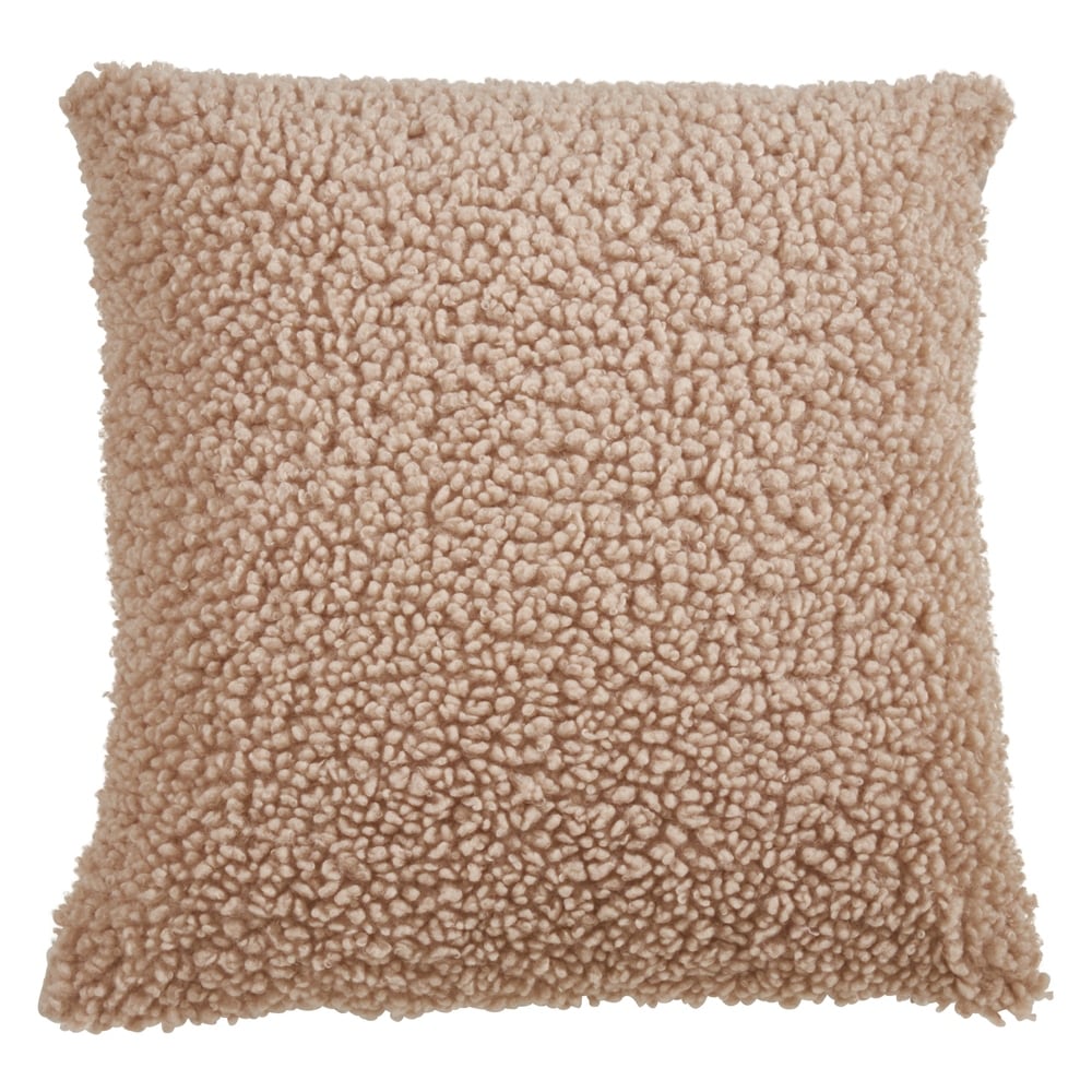 Faux Fur Throw Pillow