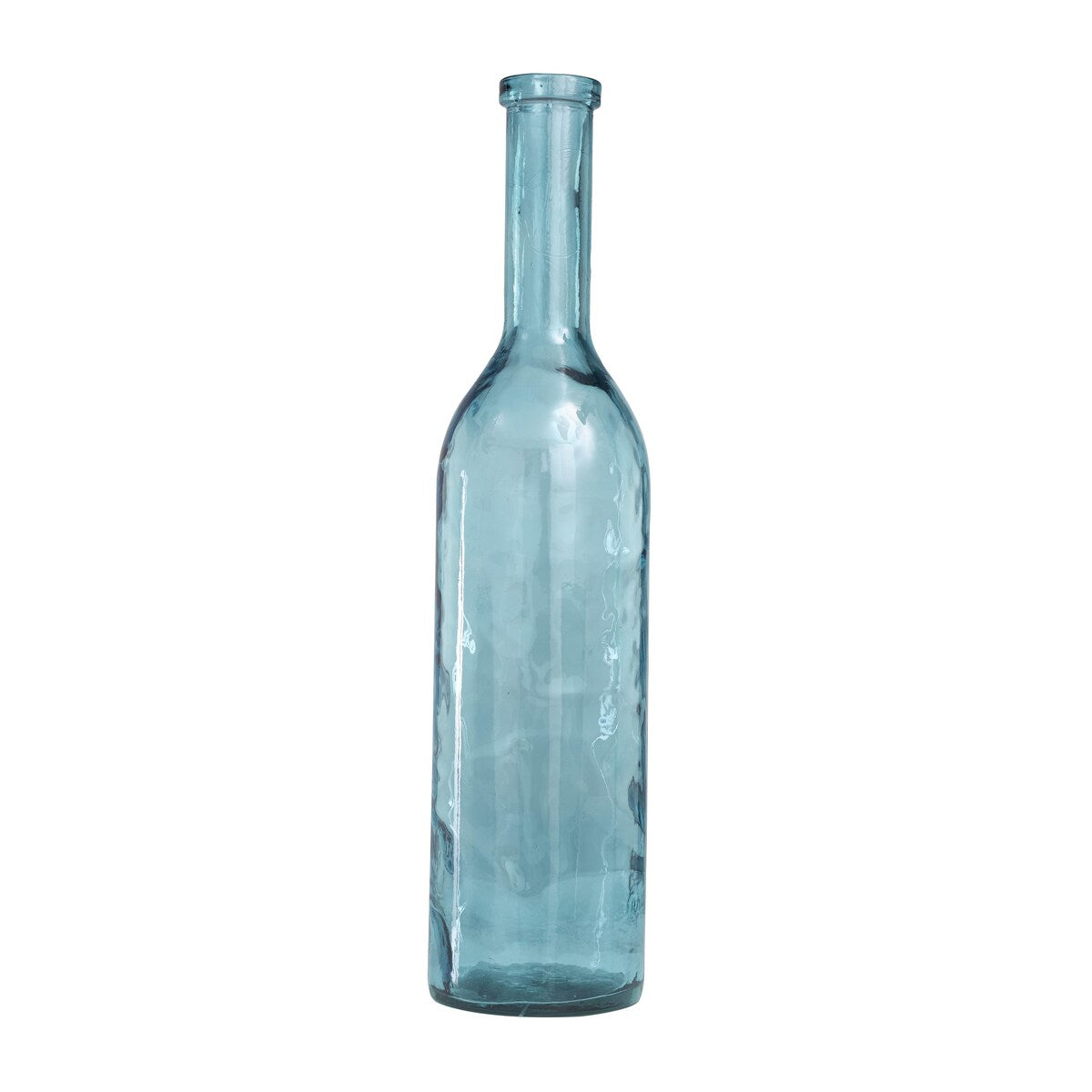 Recycled Glass Handmade Spanish Decorative Vase - Clear, Blue or Teal - Roche River Decor