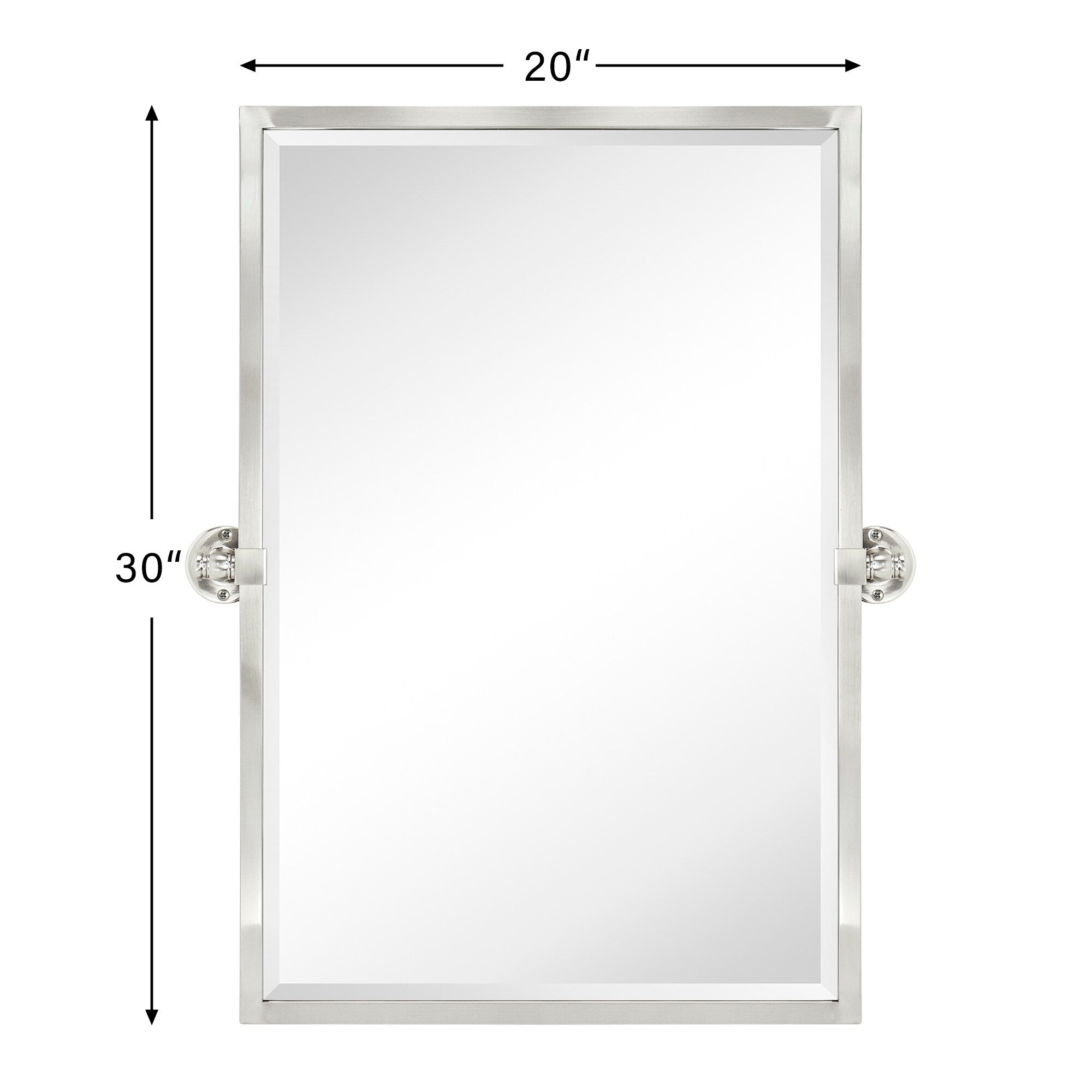 TEHOME Blakley Rectangle Metal Wall Mirror