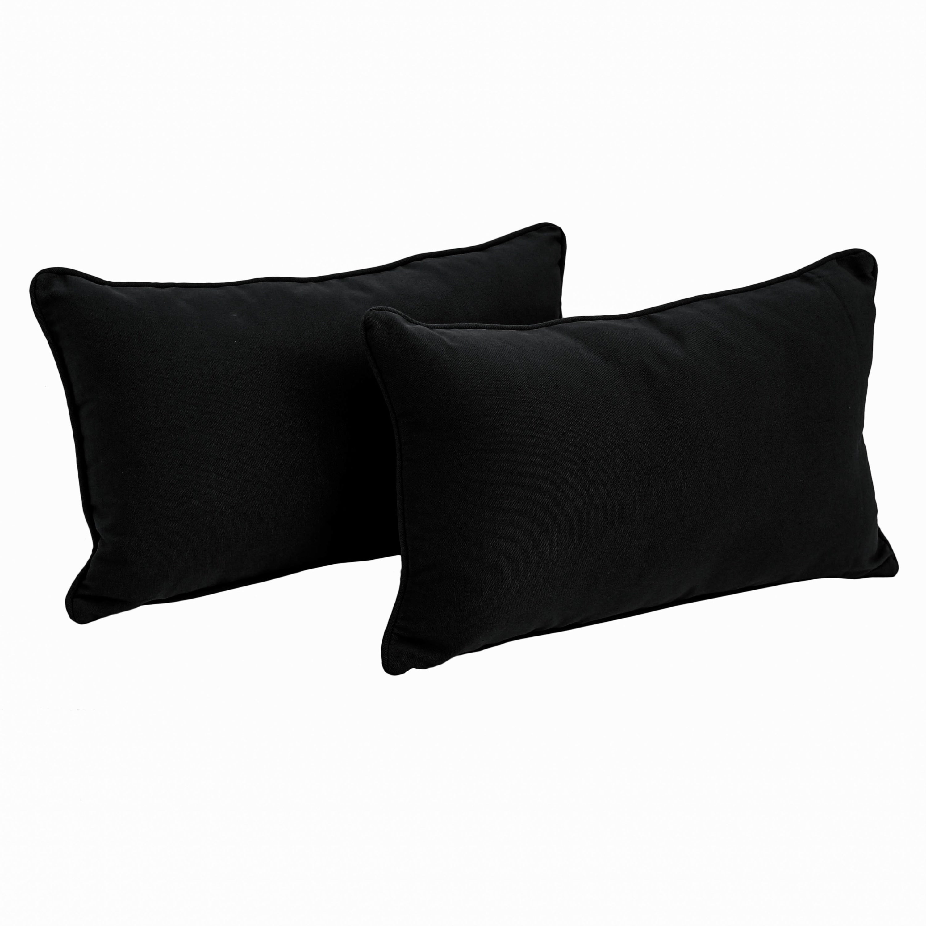 20-inch by 12-inch Lumbar Throw Pillows (Set of 2)