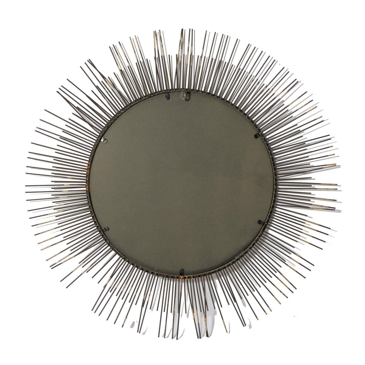 Metal Starburst Room Wall Mirror - Gold - Roche River Decor