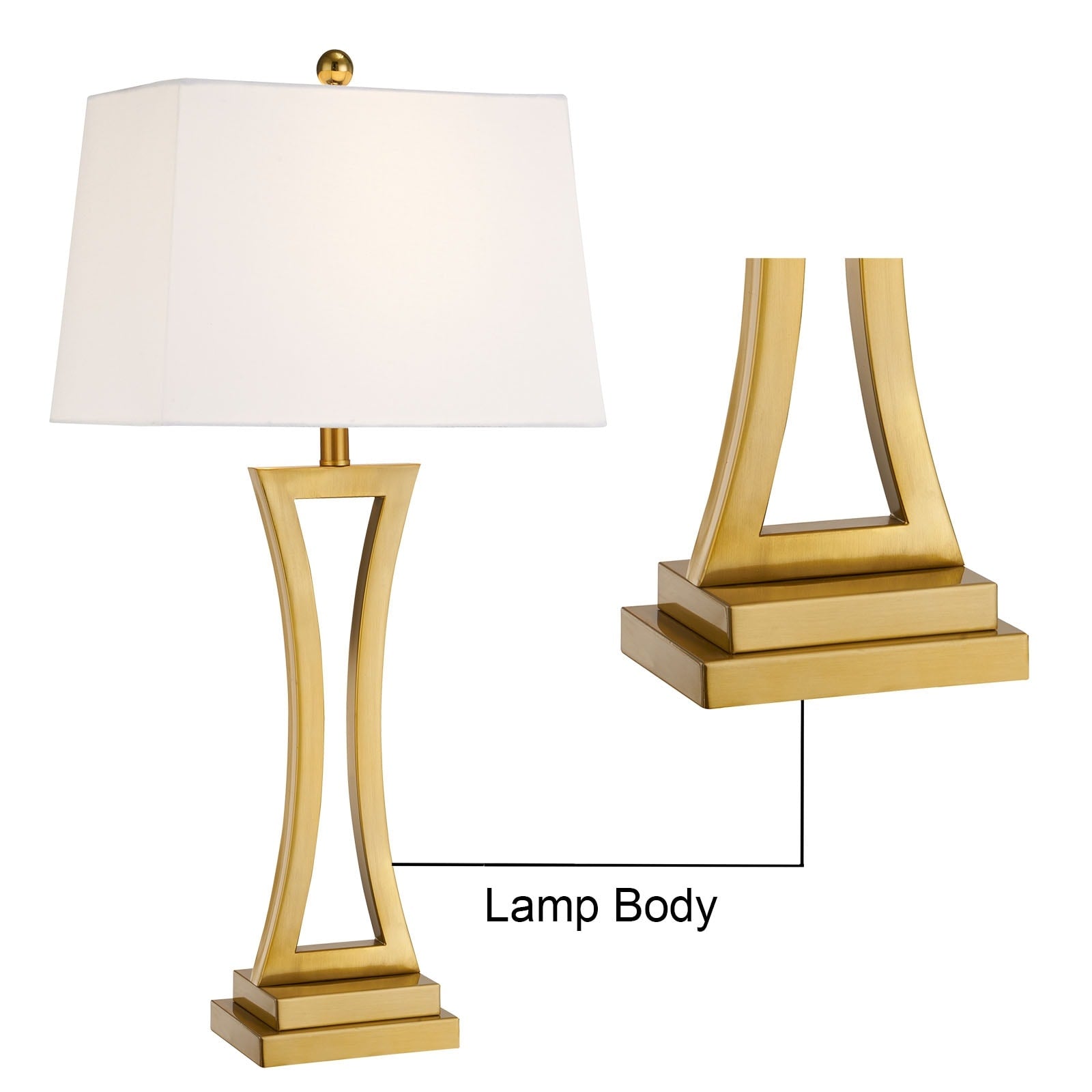 30.75 Bedside Table Lamp Set (Set of 2)