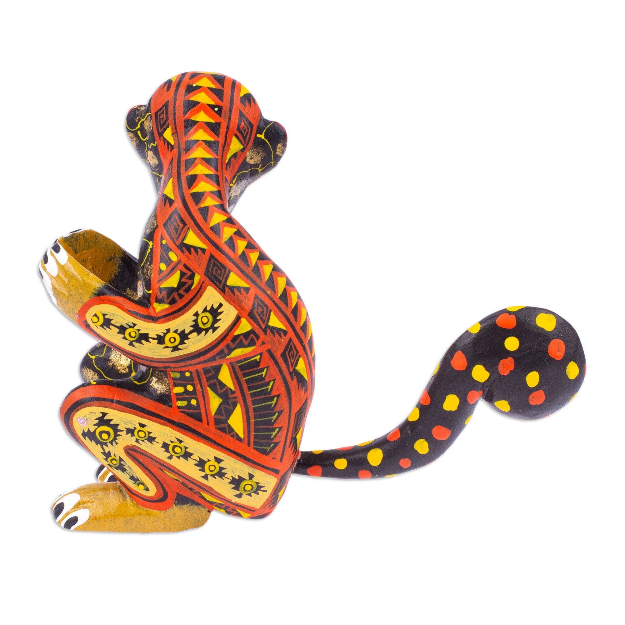 Novica Handmade Playful Soul Wood Alebrije Figurine