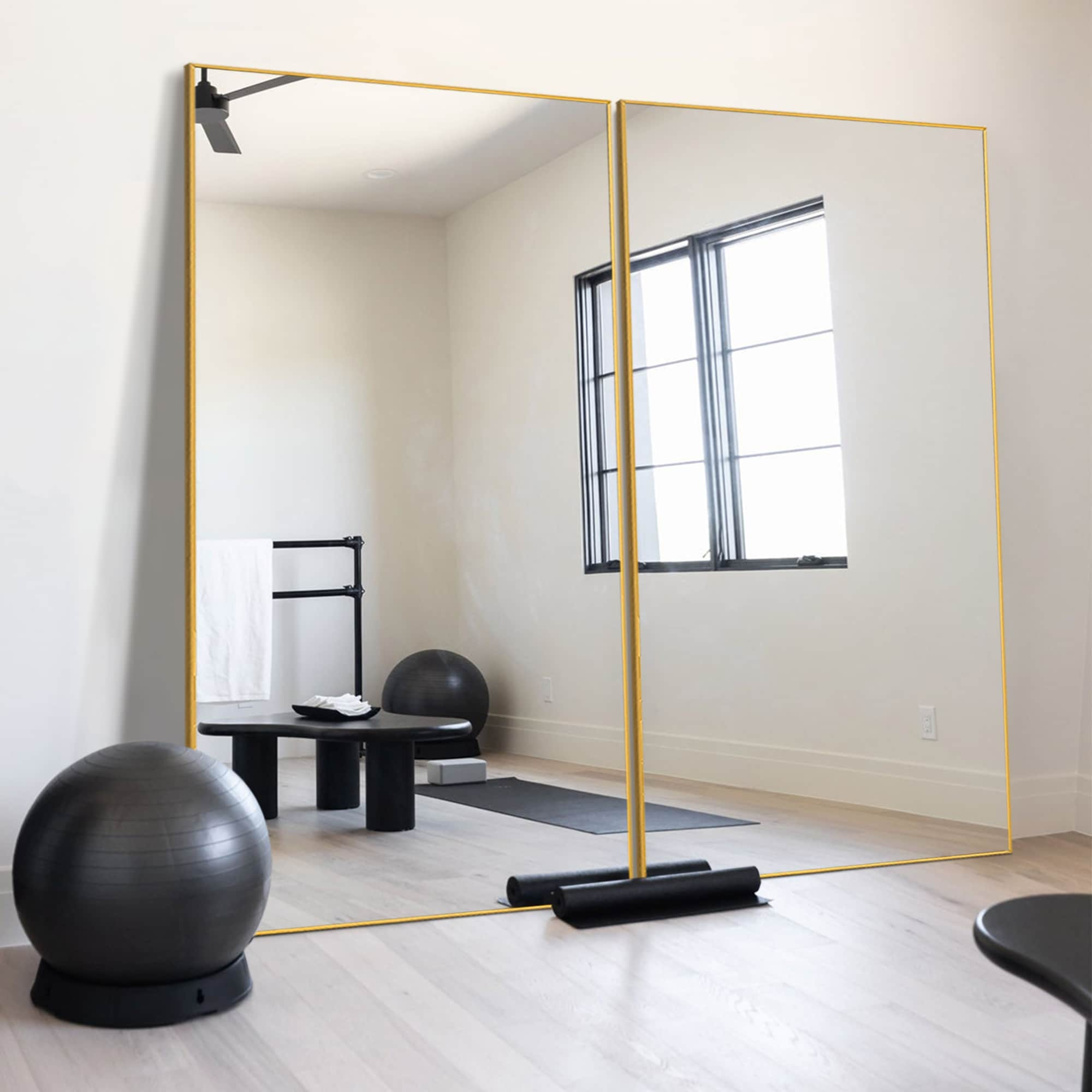 Rectangle Full Length Mirror,Floor Mirror with Stand,Hanging/Leaning