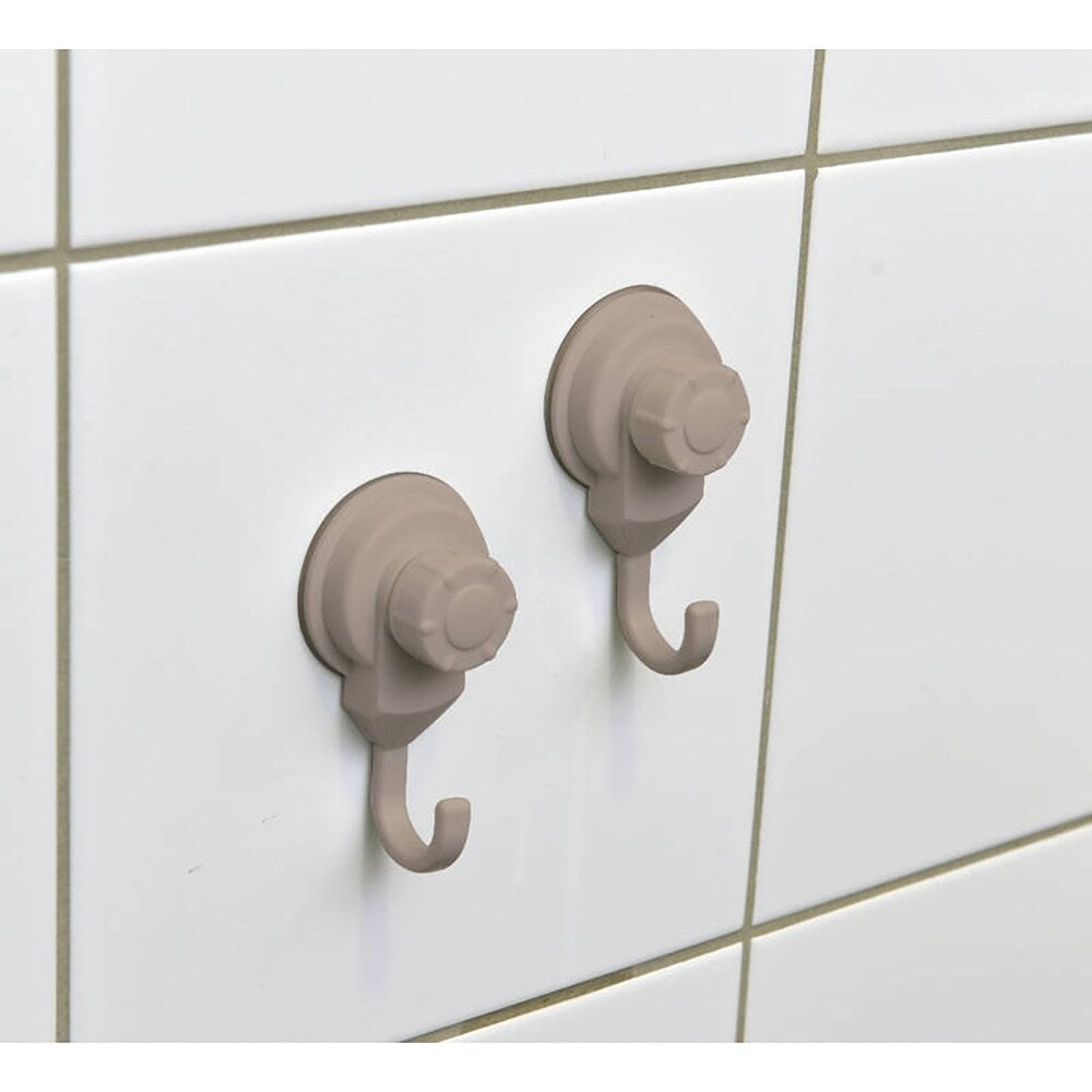 Suction Cup Hooks Shower-Kitchen Walls Organizer Loofah Set of 2