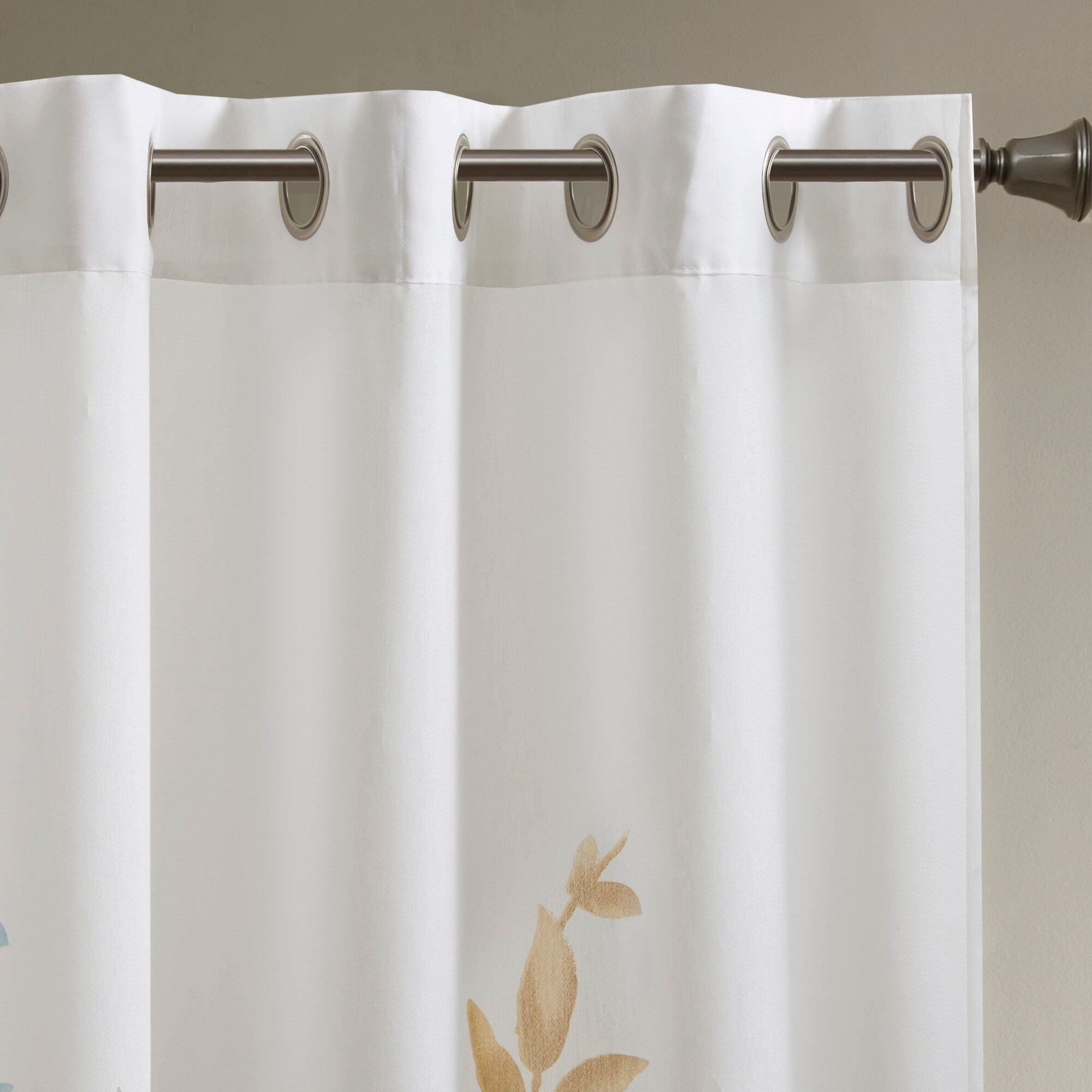 Madison Park Vera Burnout Printed Curtain Panel