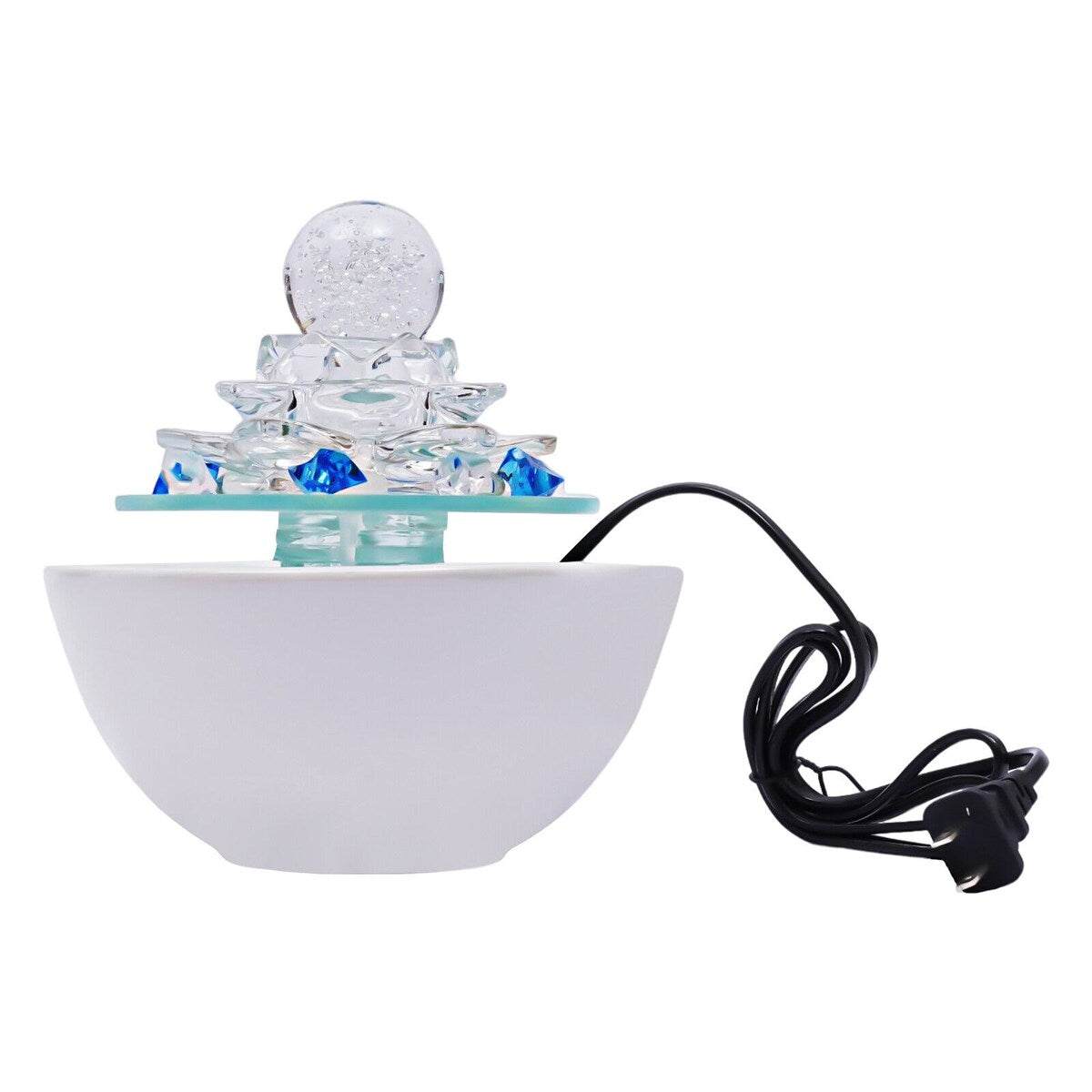 LED Indoor Tabletop Water Fountain with Crystal Ball