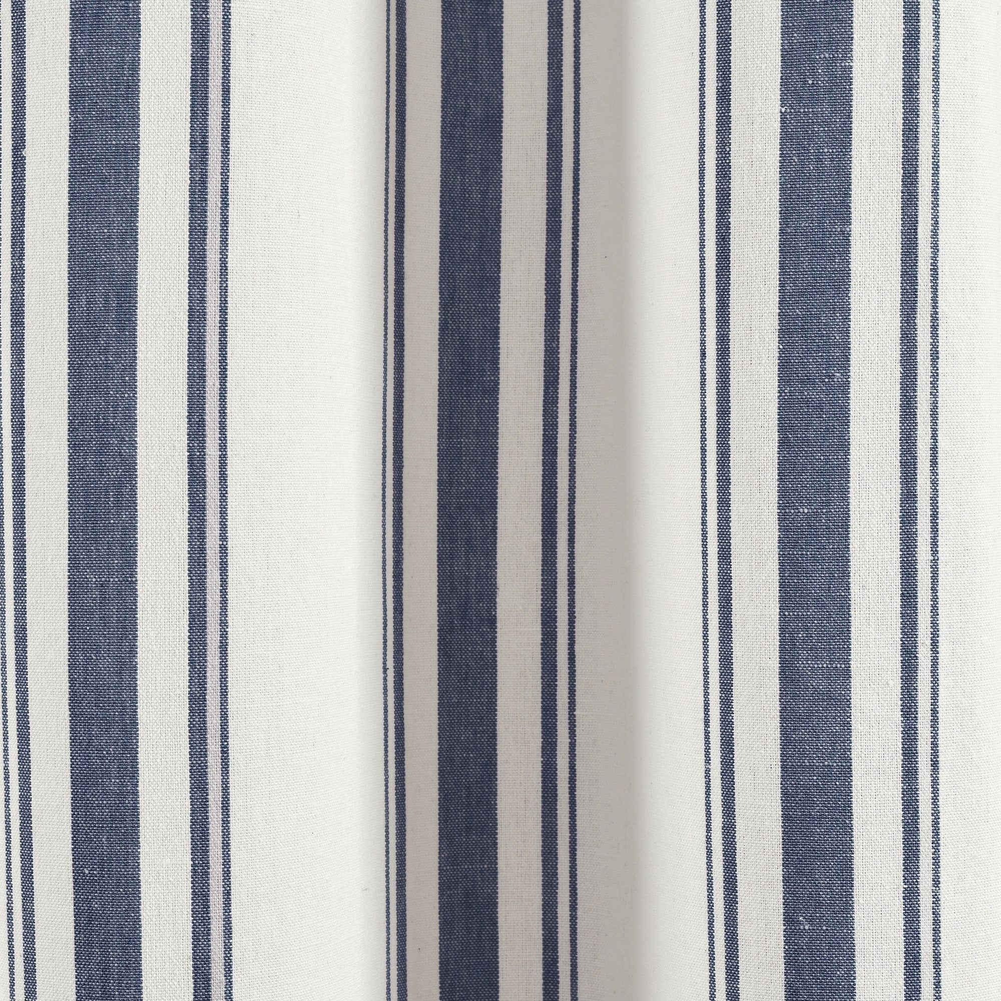 Lush Decor Farmhouse Stripe Yarn Dyed Cotton Window Curtain Panel Pair