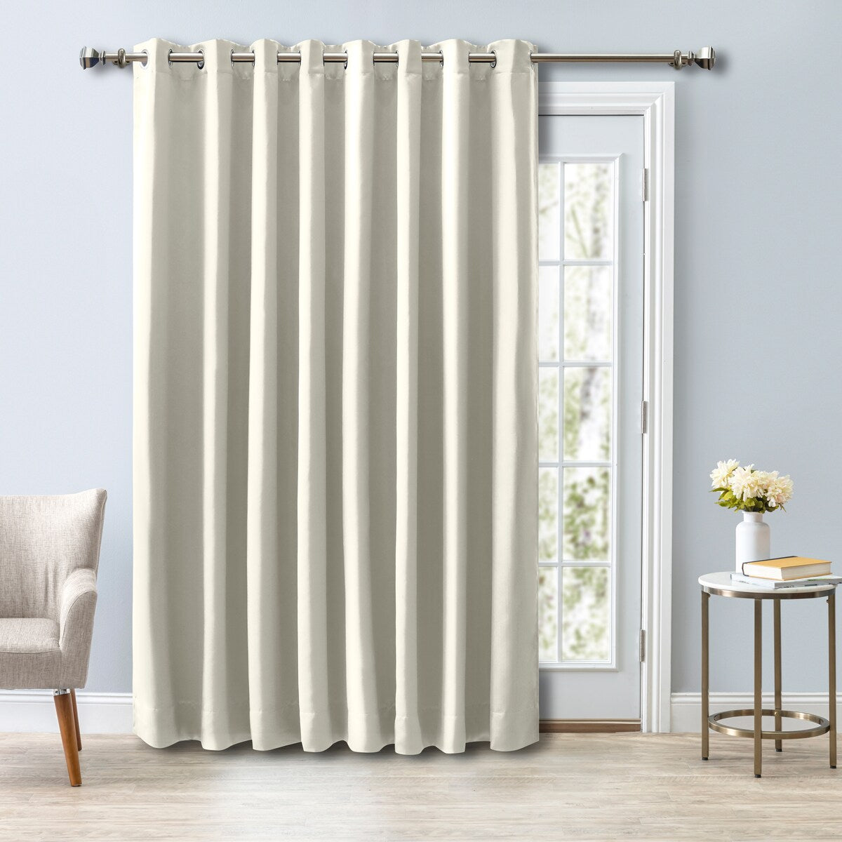 Ultimate Blackout Grommet Top Patio Curtain Panel - 112 Wide