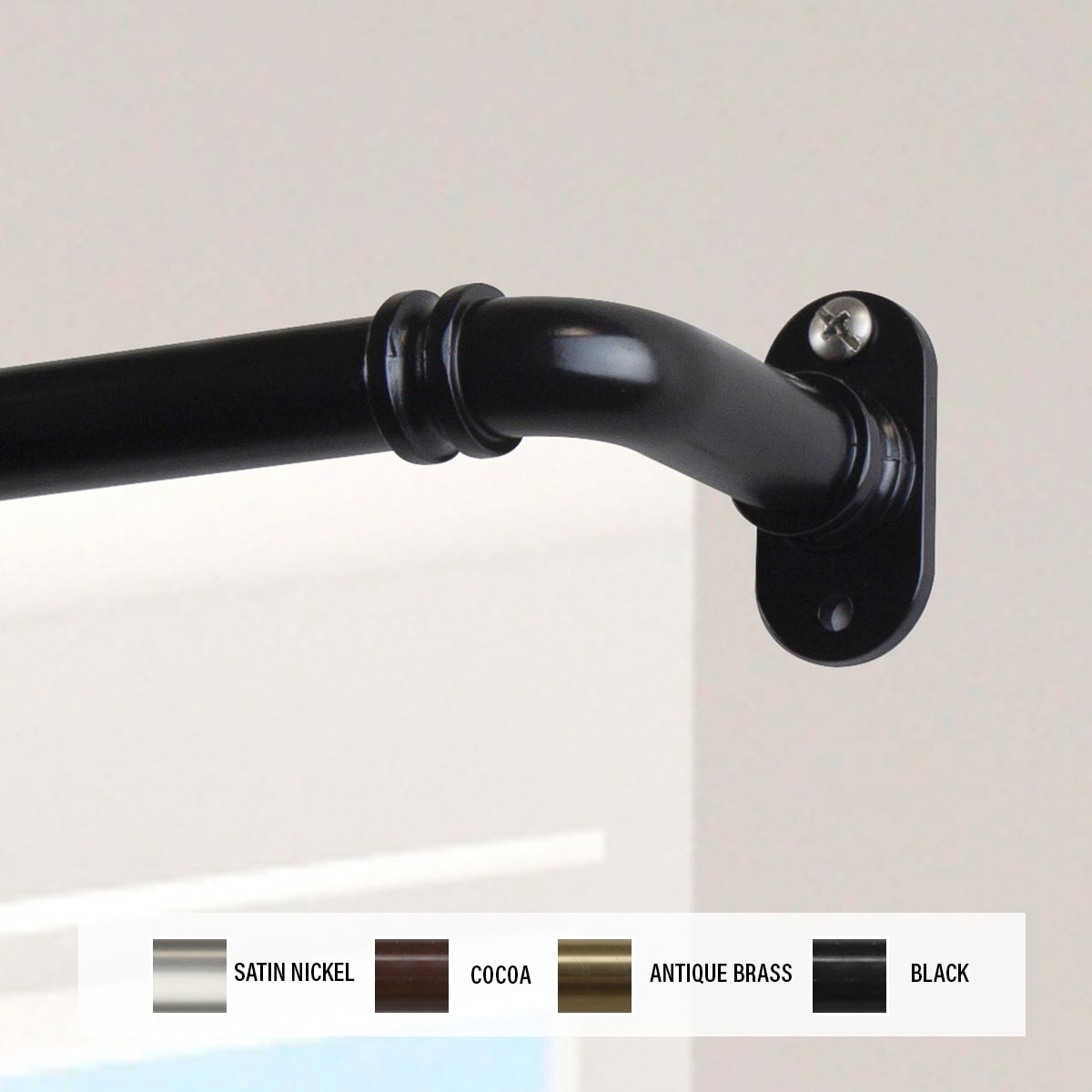 InStyleDesign 5/8 inch Blackout Curtain Rod