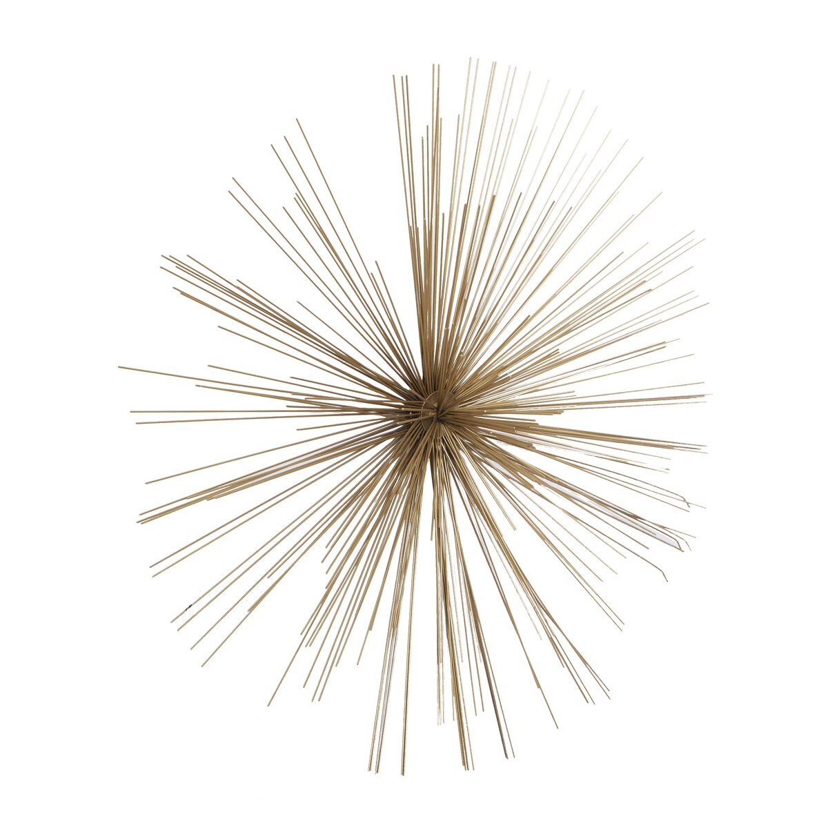 Metal Starburst Large 3D Home Wall Decor - Gold - Roche River Decor