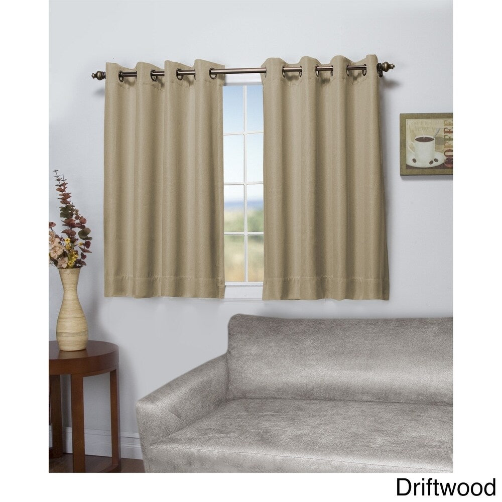 Tacoma Double-Blackout Grommet Curtain Panel - Short Length