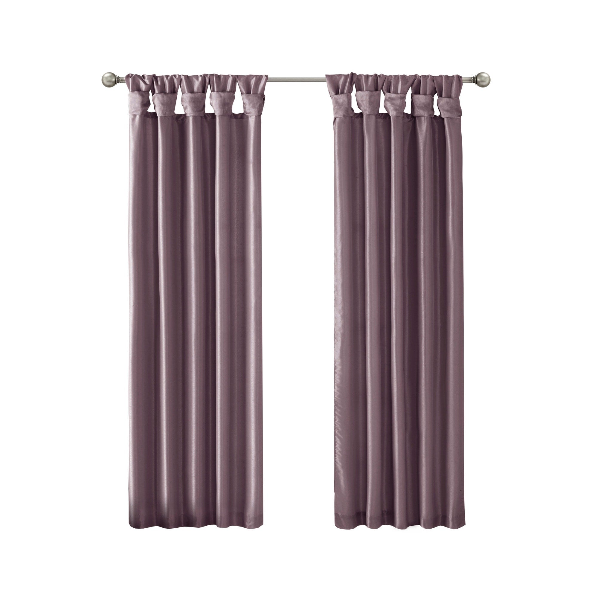 Madison Park Natalie Twisted Tab Lined Single Curtain Panel