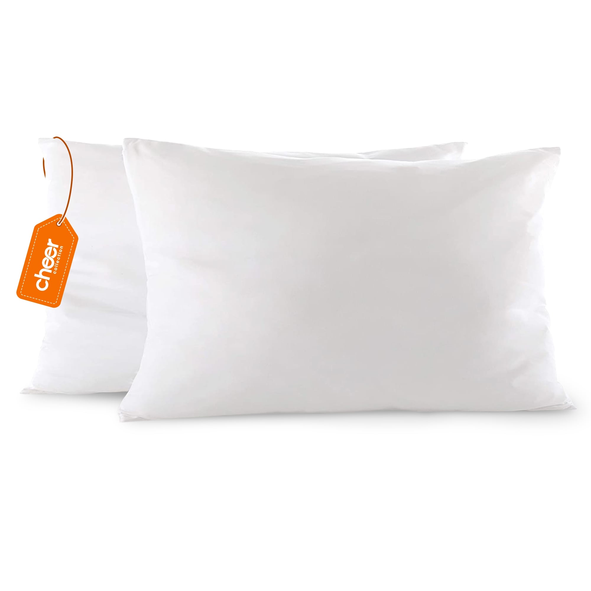 Cheer Collection Throw Pillows with Inserts (Set of 2)