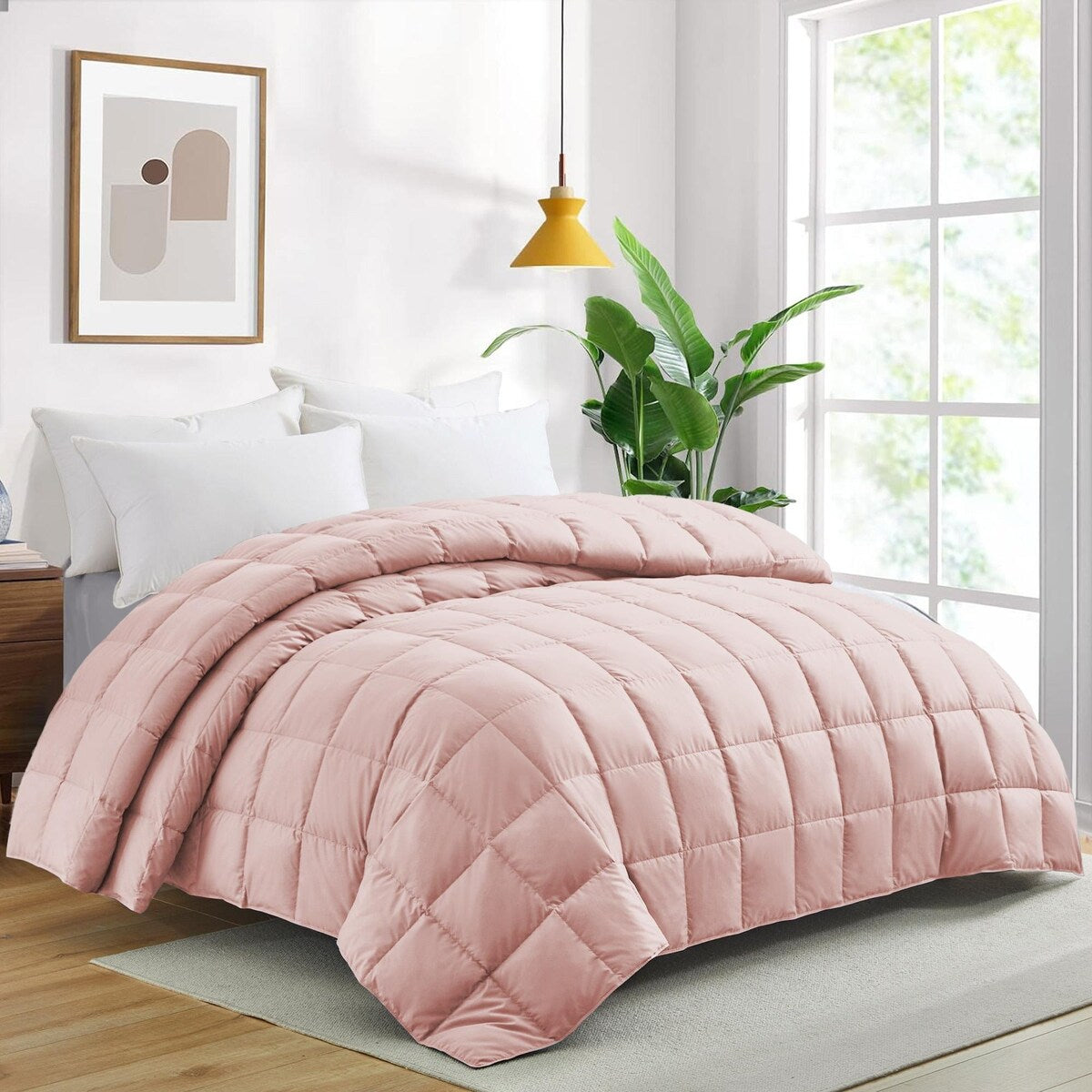 All-Season Ultra-Soft Down Bed Throw Blanket for Outdoor and Indoor