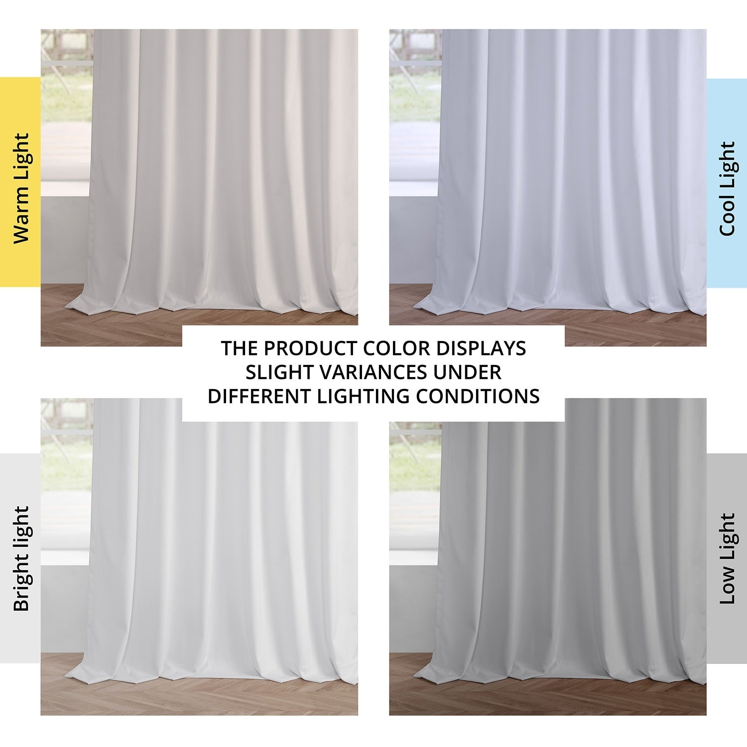 Exclusive Fabrics Simply Velvet Room Darkening Curtains 2 Panels Set - Velvet Window Curtains for Living Room & Bedroom