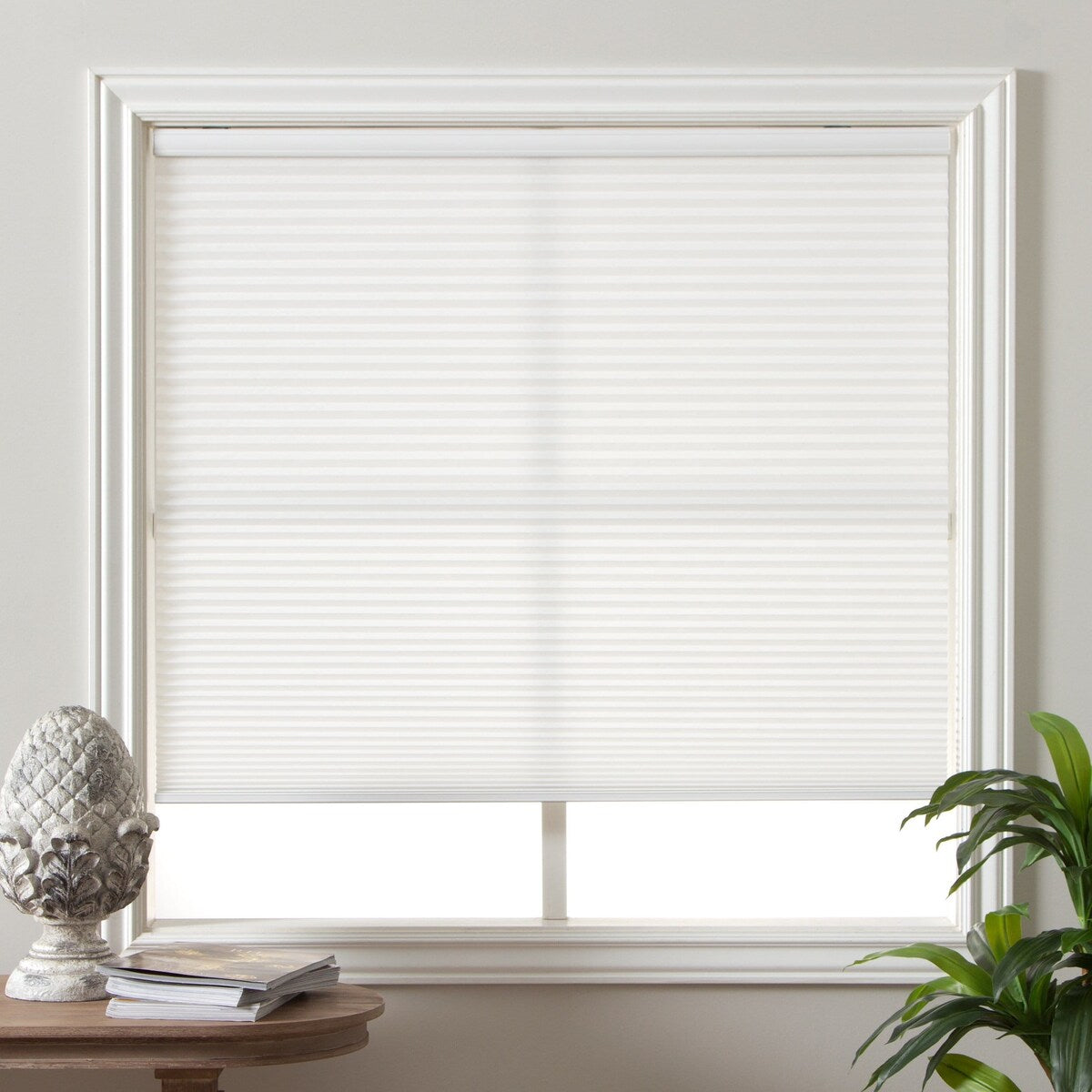 Arlo Blinds Pure White Light-filtering Cordless Cellular Shades