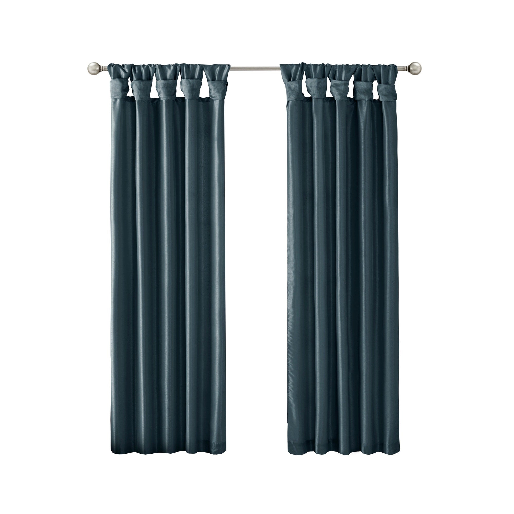 Madison Park Natalie Twisted Tab Lined Single Curtain Panel