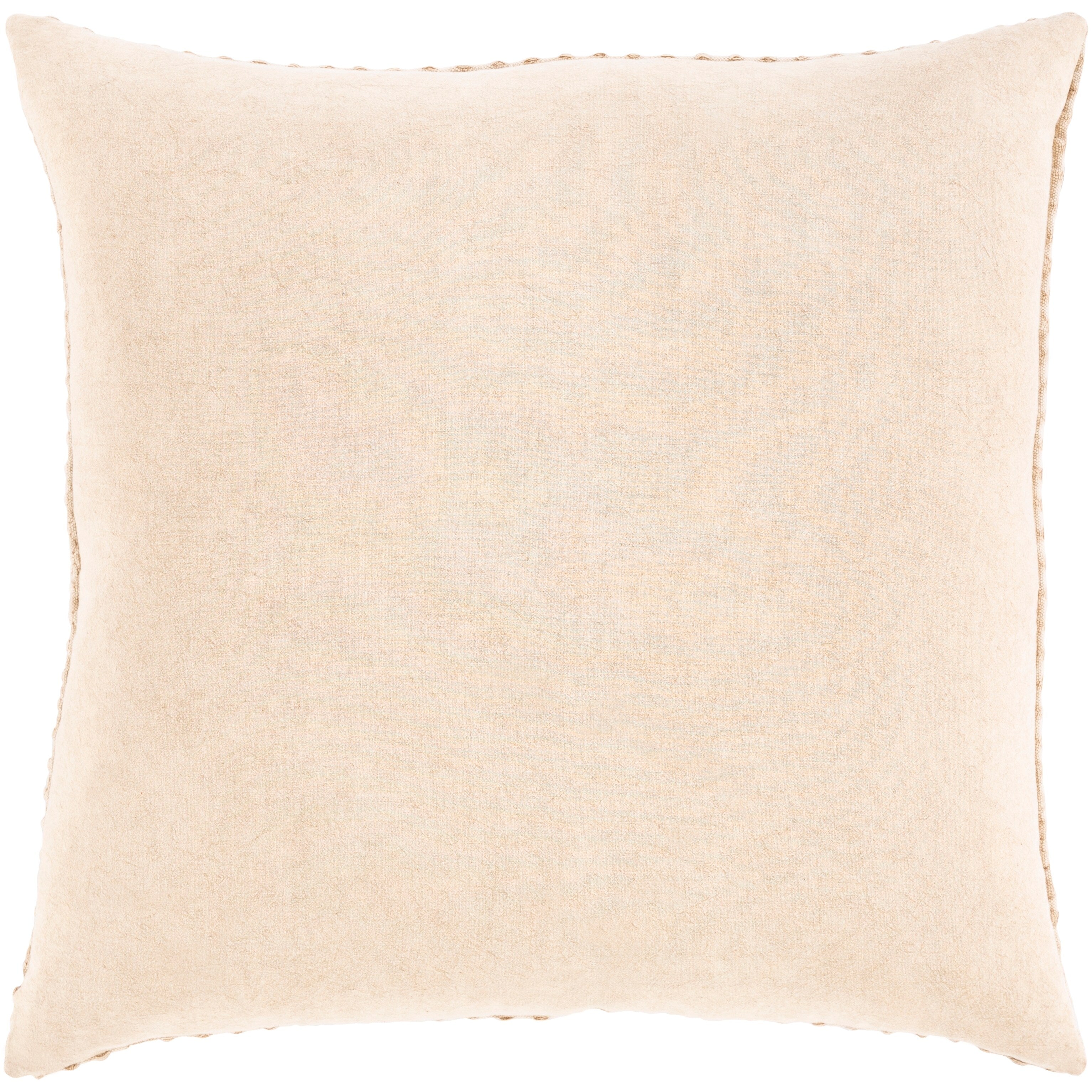 Livabliss Whitley Faded Waffle Weave Cotton Throw Pillow