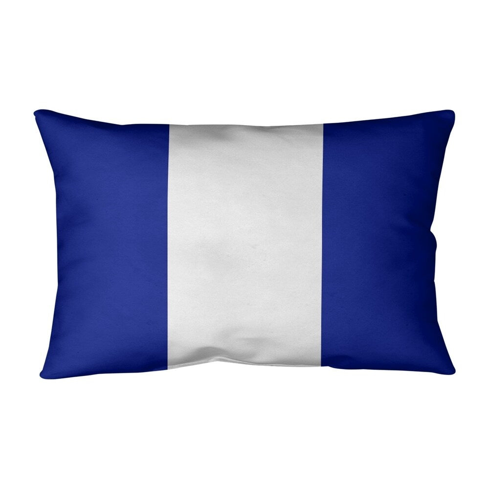 Denver Denver Throwback Football Stripes Pillow (Indoor/Outdoor)