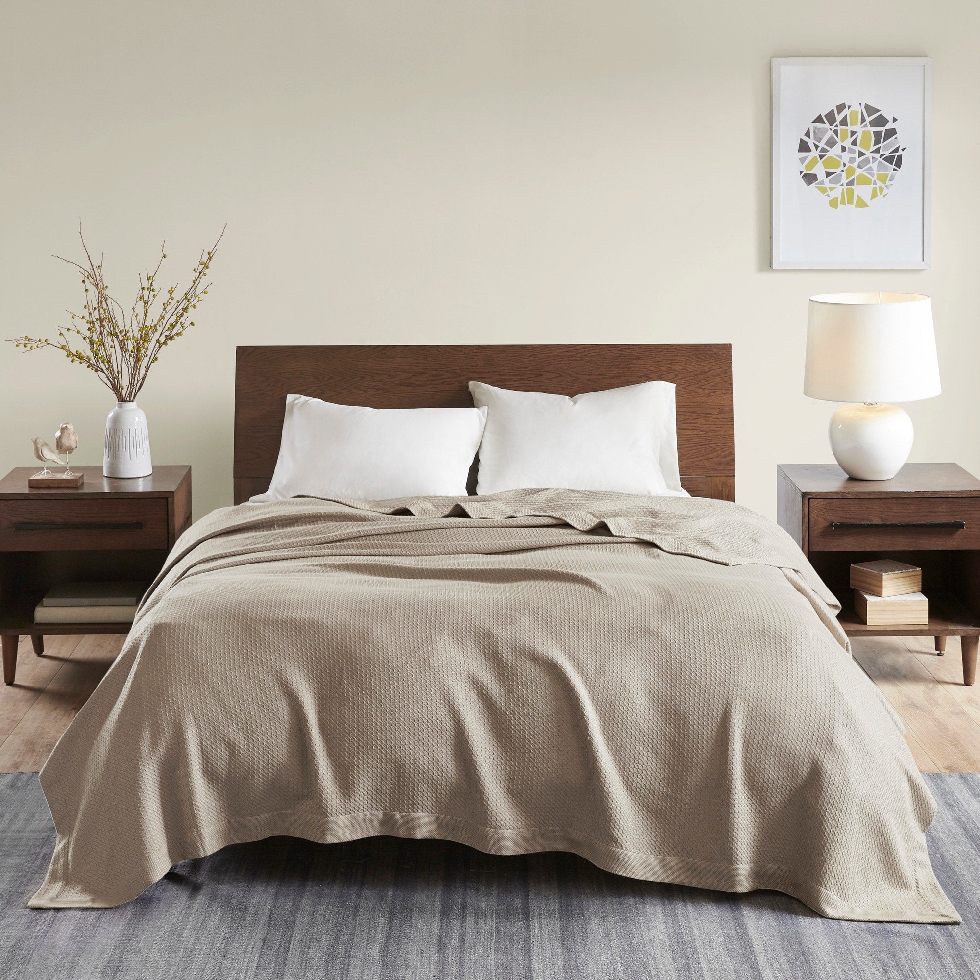 Madison Park Egyptian Cotton Solid Blanket