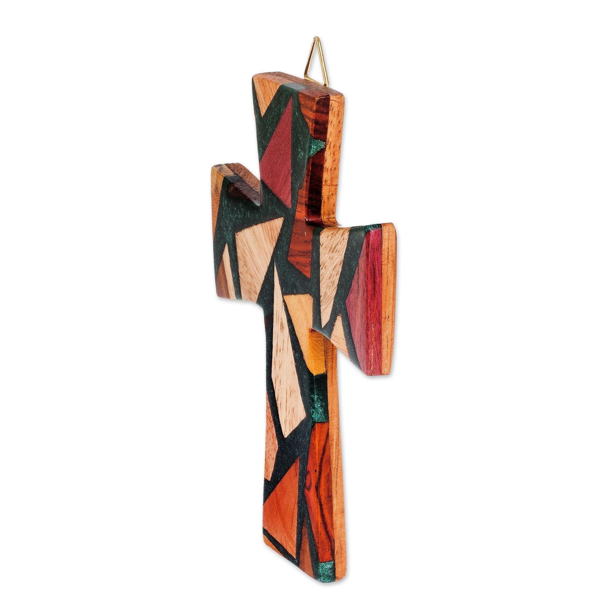 Novica Handmade Forest Faith Reclaimed Wood Cross