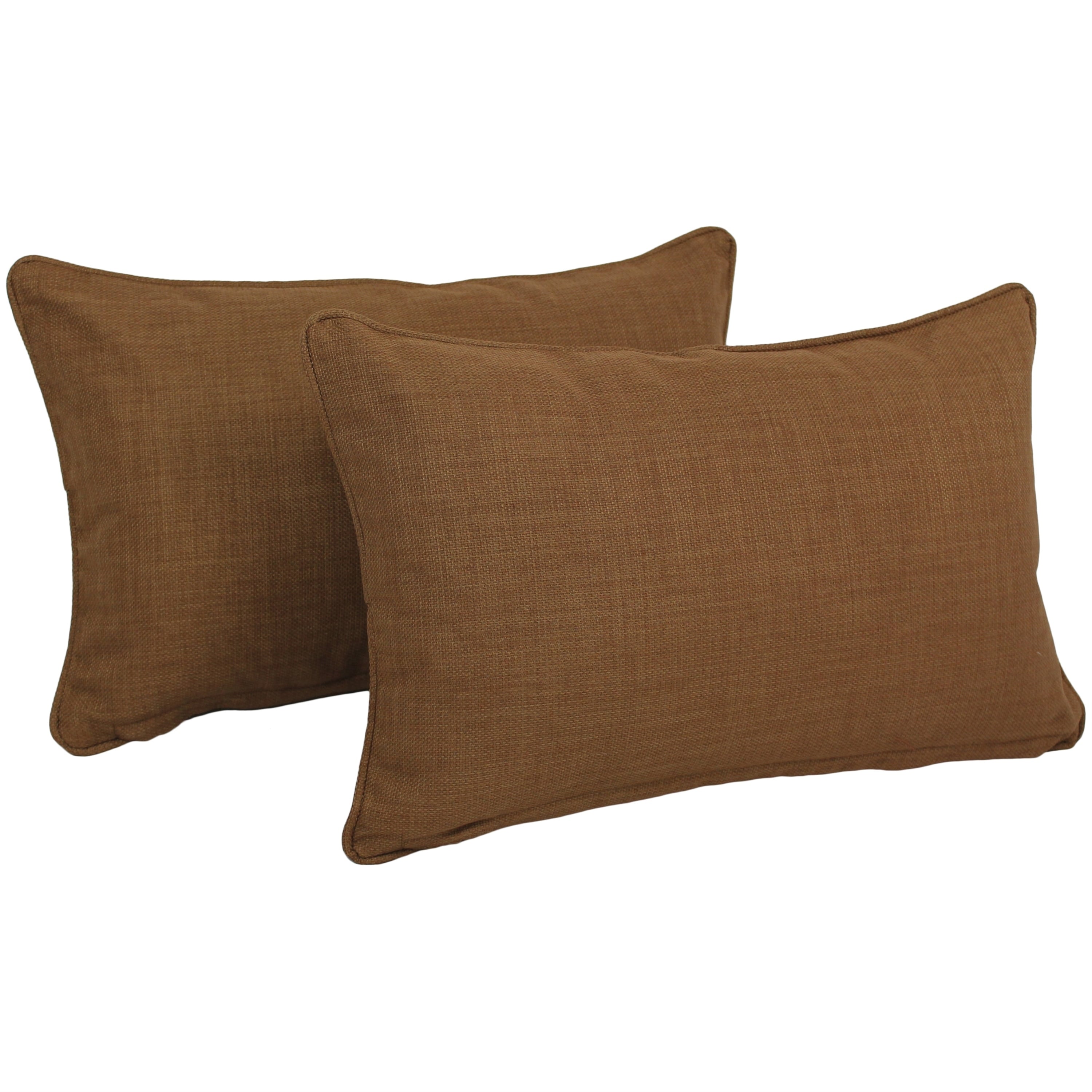 20-inch by 12-inch Indoor/Outdoor Lumbar Accent Throw Pillow (Set of 2)