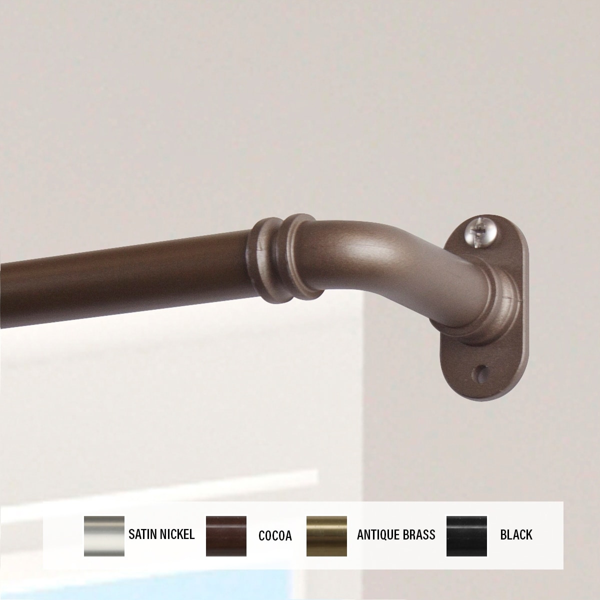 InStyleDesign 5/8 inch Blackout Curtain Rod