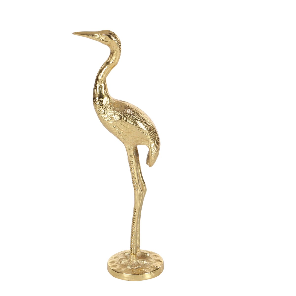 Aluminum Metal Flamingo Decorative Sculpture - Set of 2 Gold - Roche River Decor