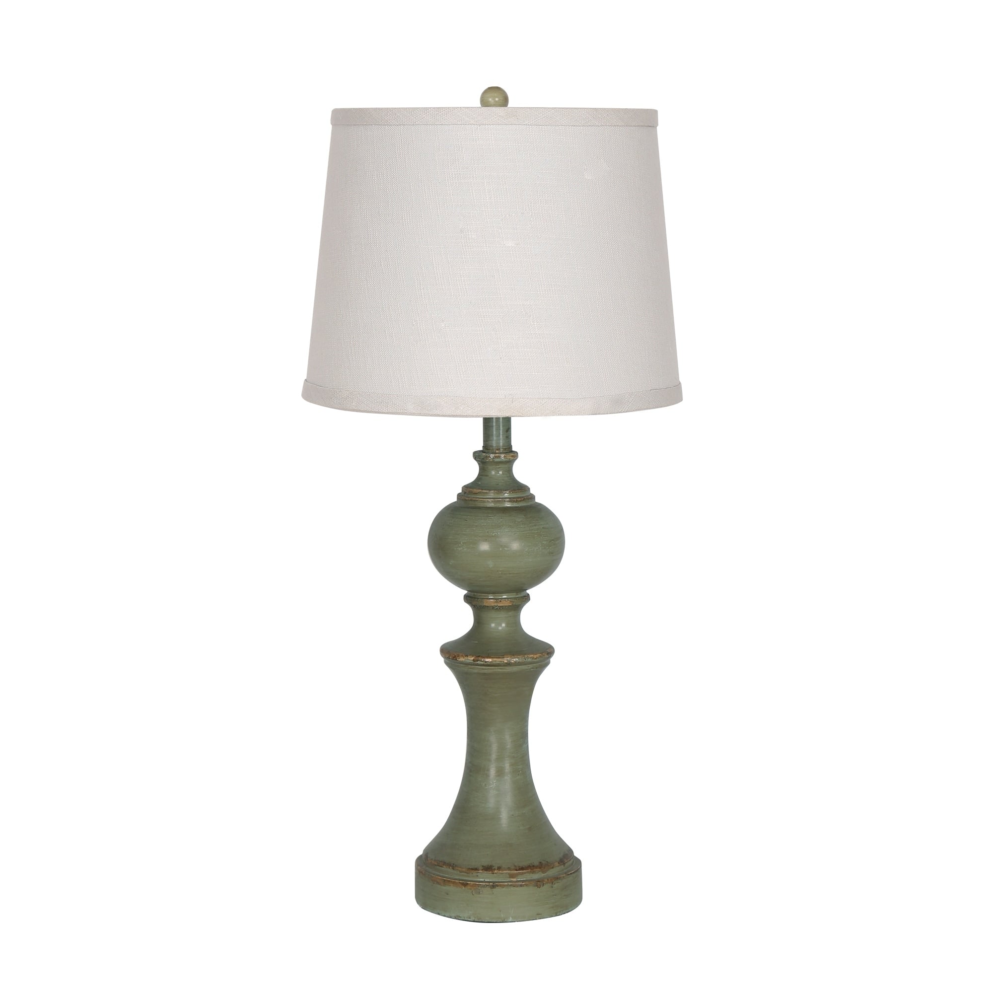 Retro Green Nightstand Lamp Table Lamps Set of 2