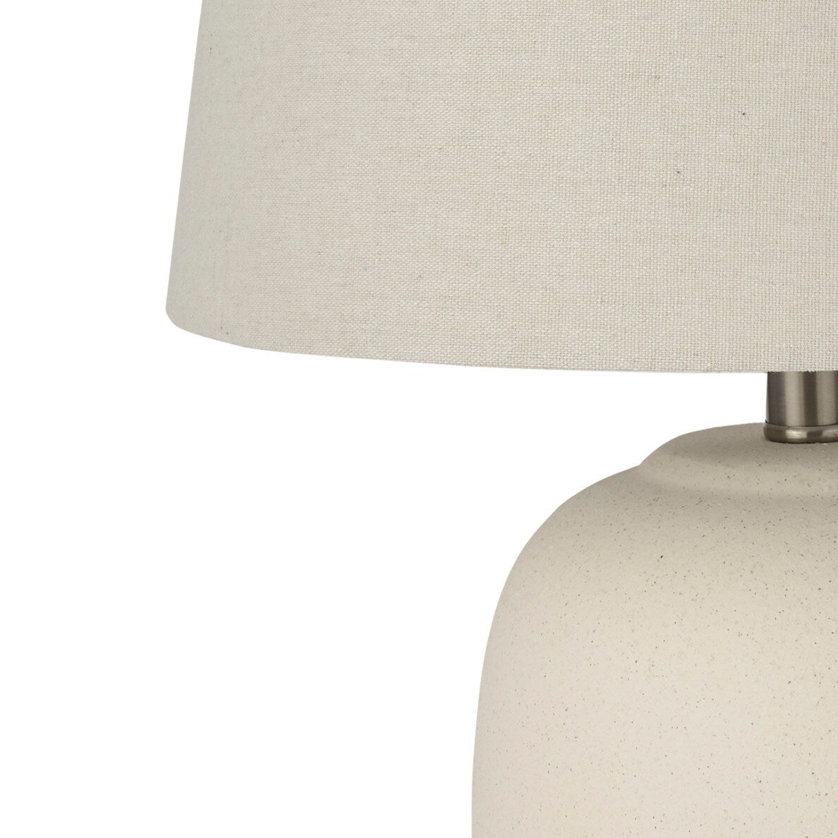 Nourison 23 Unglazed Ceramic Jar Table Lamp