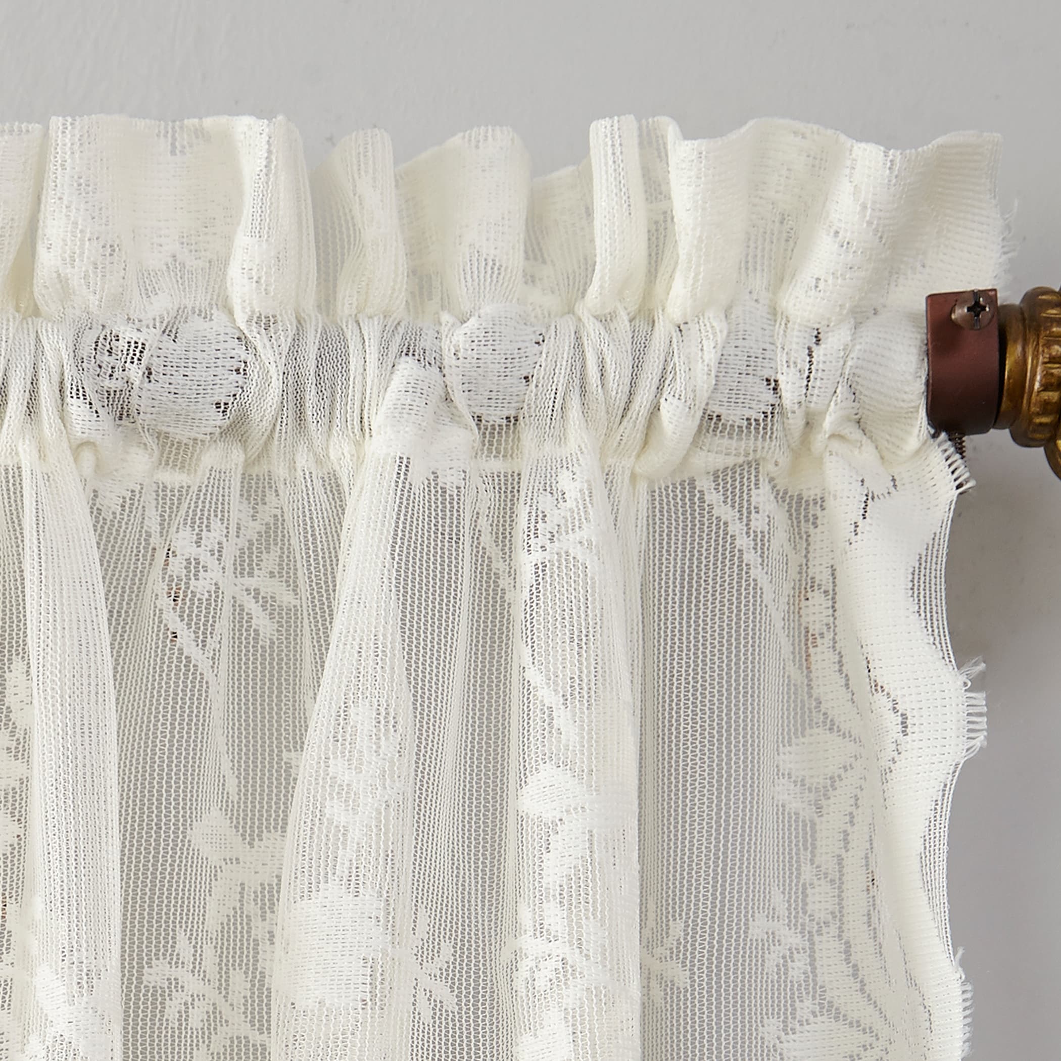 No. 918 Alison Sheer Lace Kitchen Curtain Valance