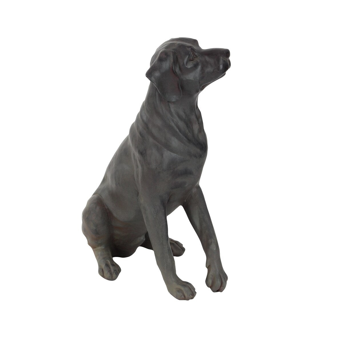 Polystone Dog Decorative Sculpture - Brown - Roche River Decor