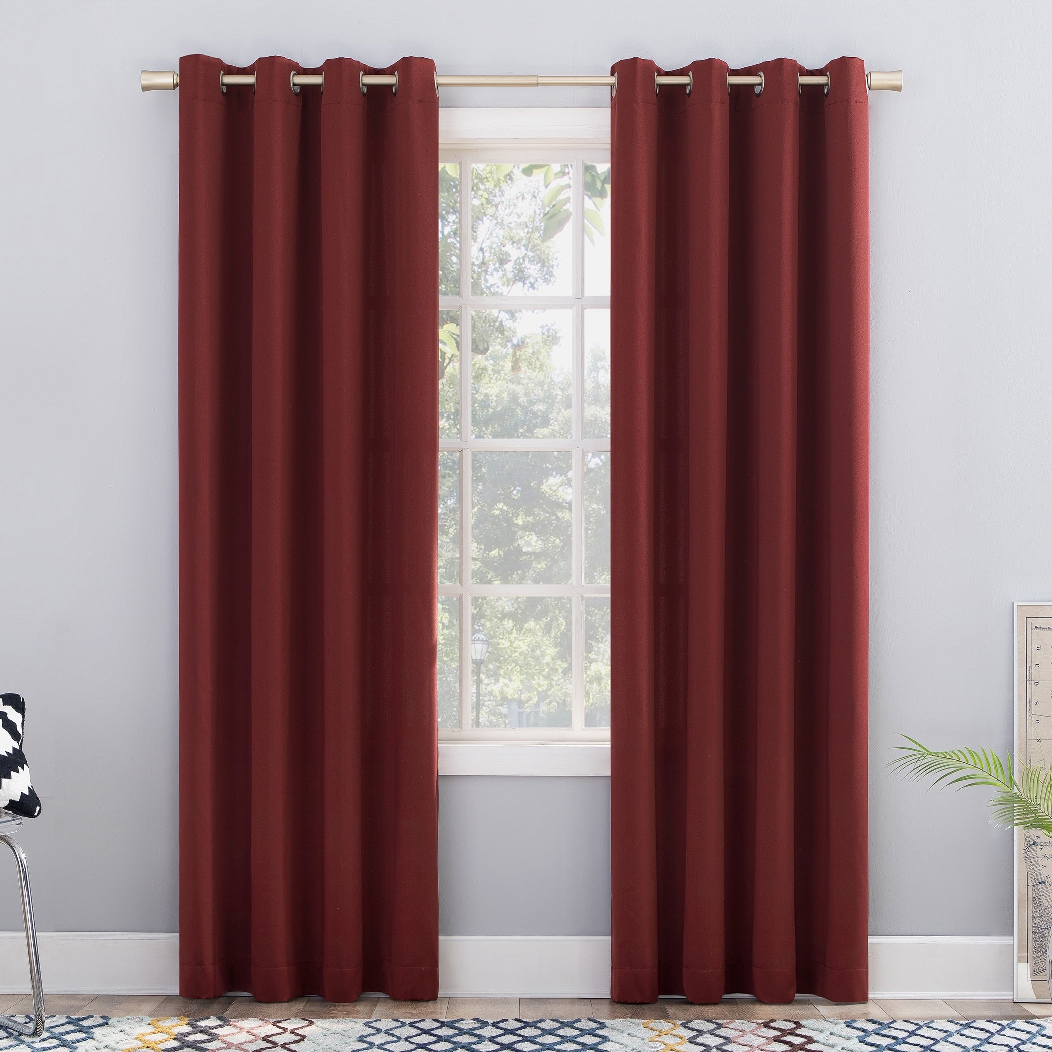 Porch & Den Nantahala Room Darkening Grommet Curtain Panel, Single Panel