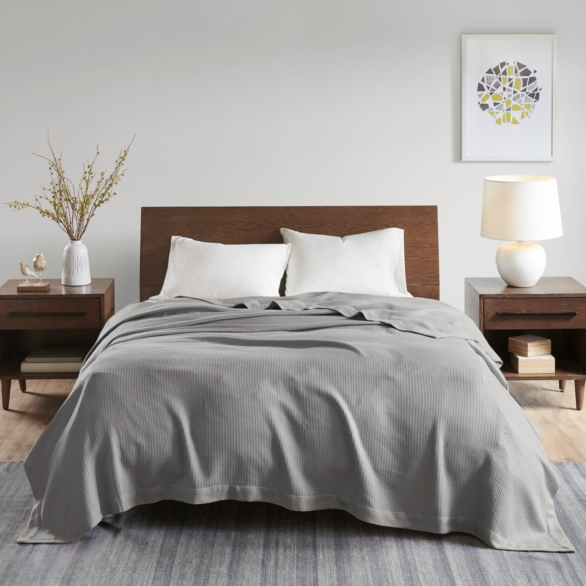 Madison Park Egyptian Cotton Solid Blanket