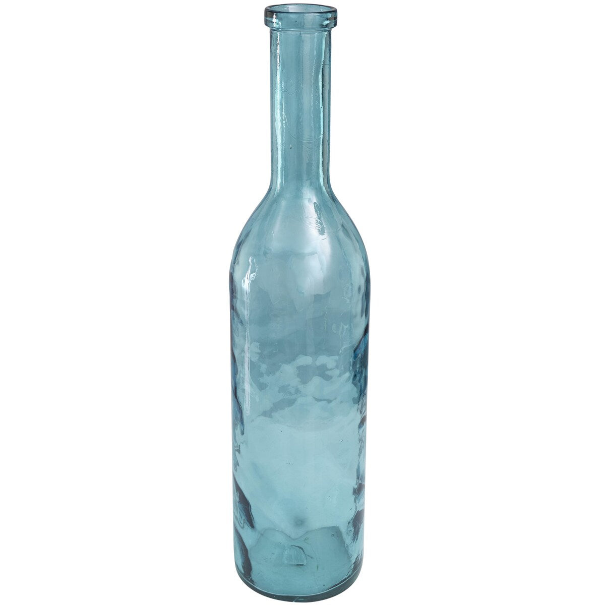 Recycled Glass Handmade Spanish Decorative Vase - Clear, Blue or Teal - Roche River Decor