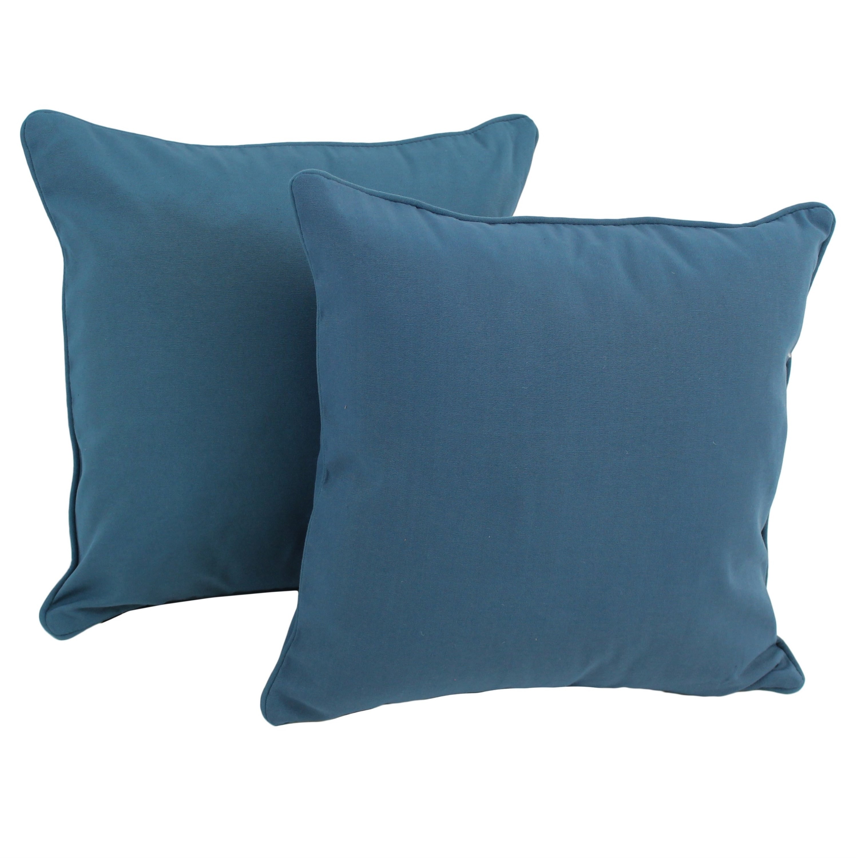 18-inch Twill Throw Pillows (Set of 2)