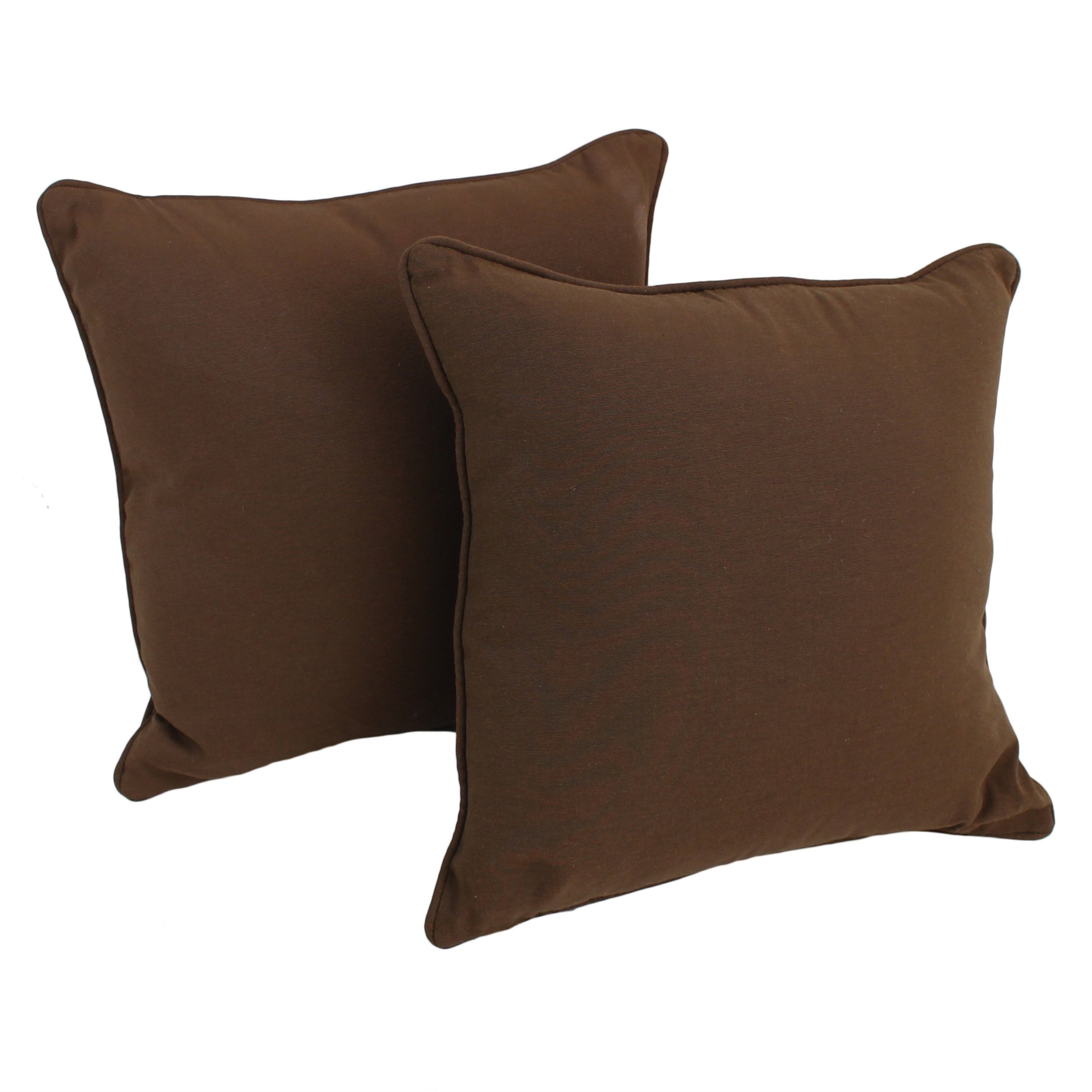 18-inch Twill Throw Pillows (Set of 2)